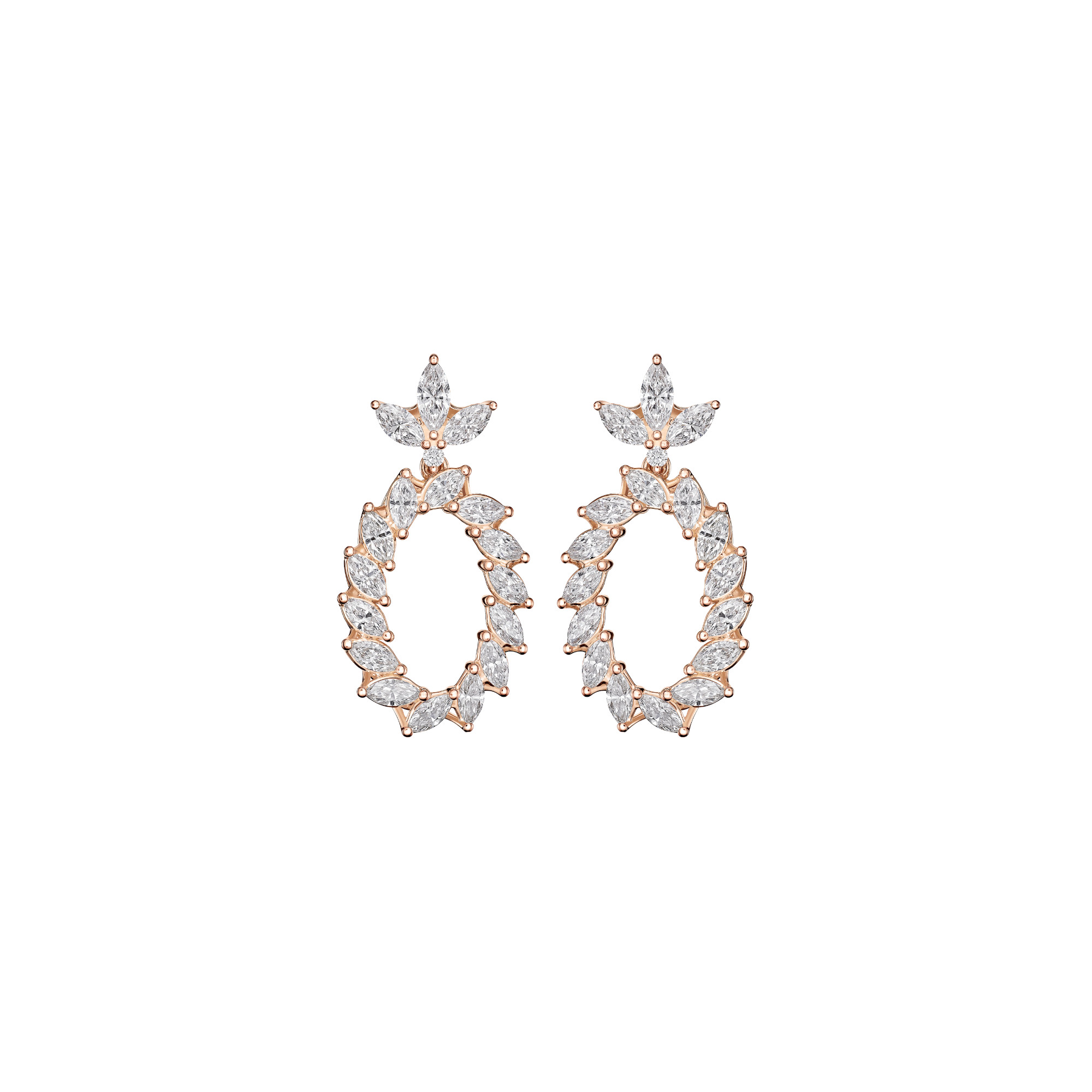 Chopard L'Heure du Diamant Marquise Ohrhänger (Ref: 84A062-5001)