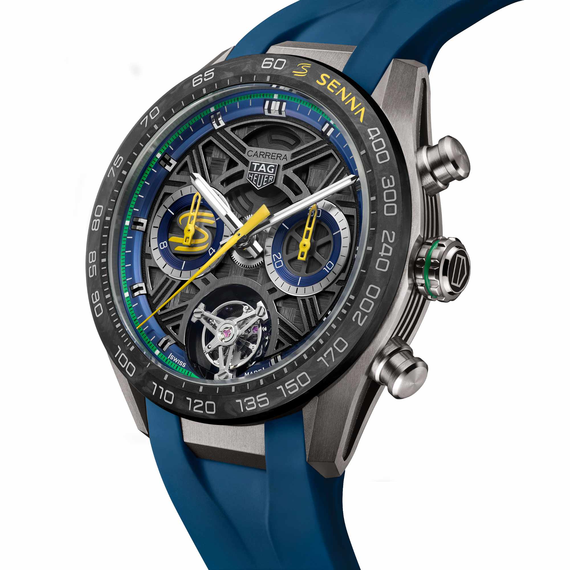 TAG Heuer TAG HEUER CARRERA EXTREME SPORT CHRONOGRAPH TOURBILLON X SENNA (Ref: CBU5081.FT6274)
