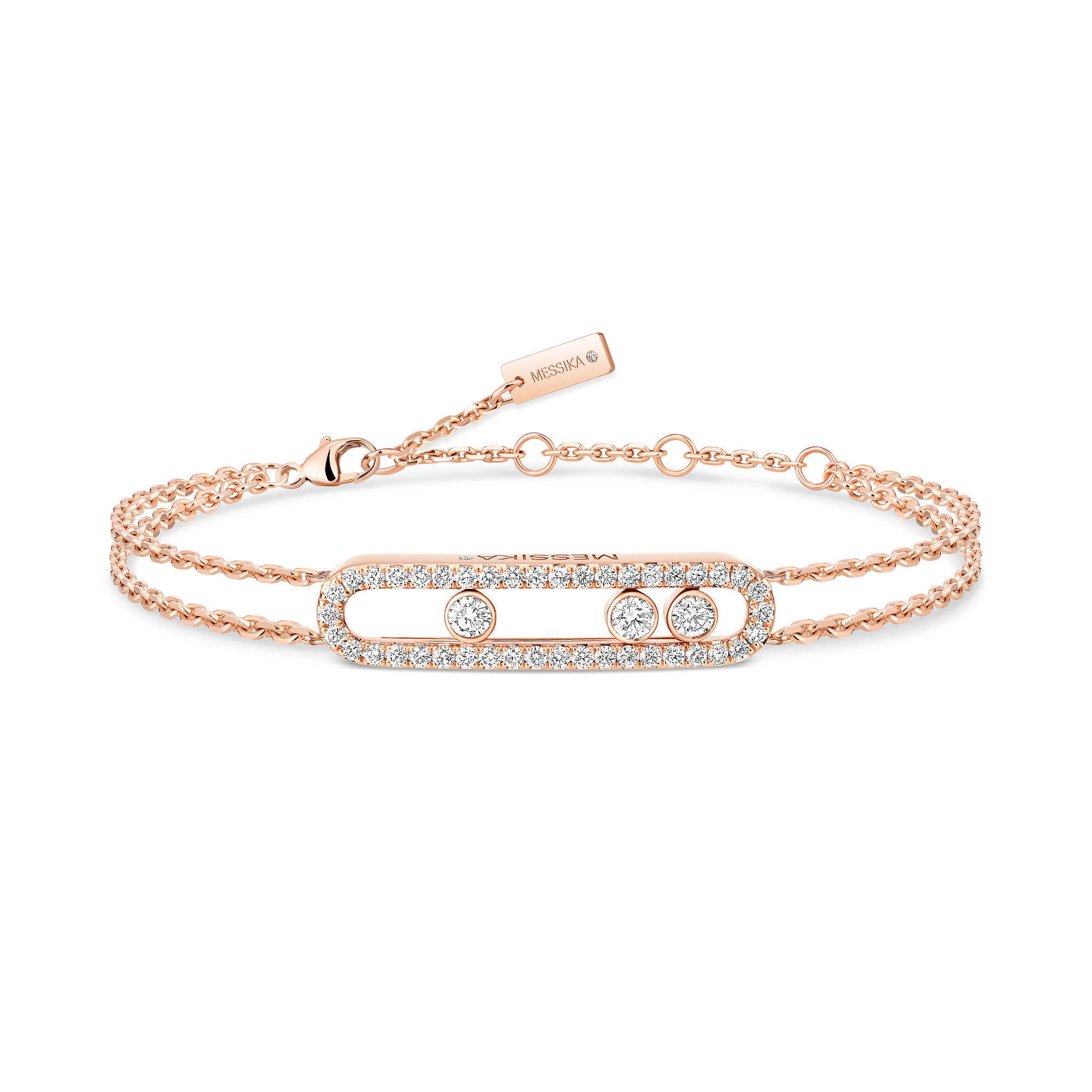 Messika Move Classique Pavé Armband (Ref: 03995-PG)