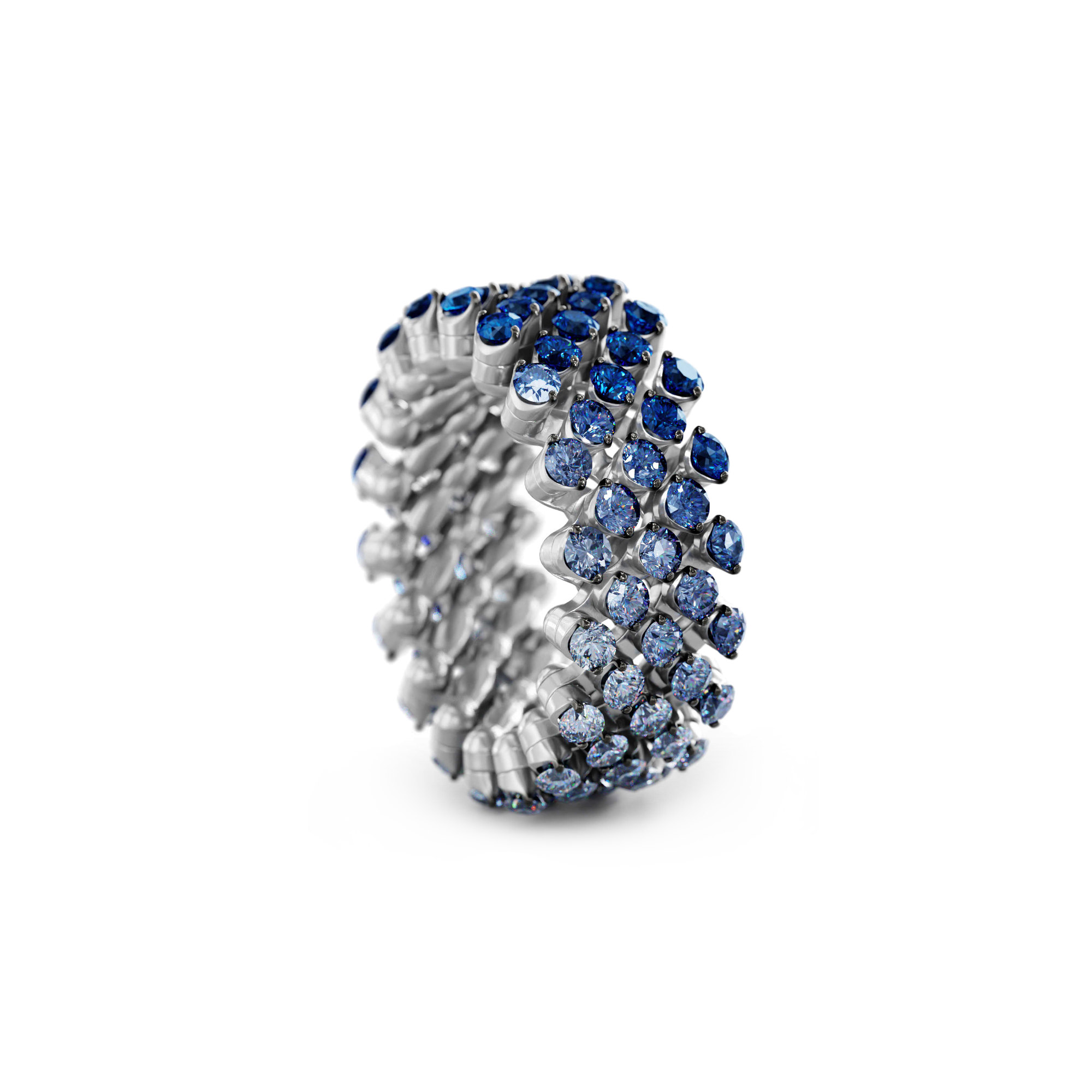 Serafino Consoli Brevetto Multi-Size Ring (Ref: RMS 5F4 WBG BS)
