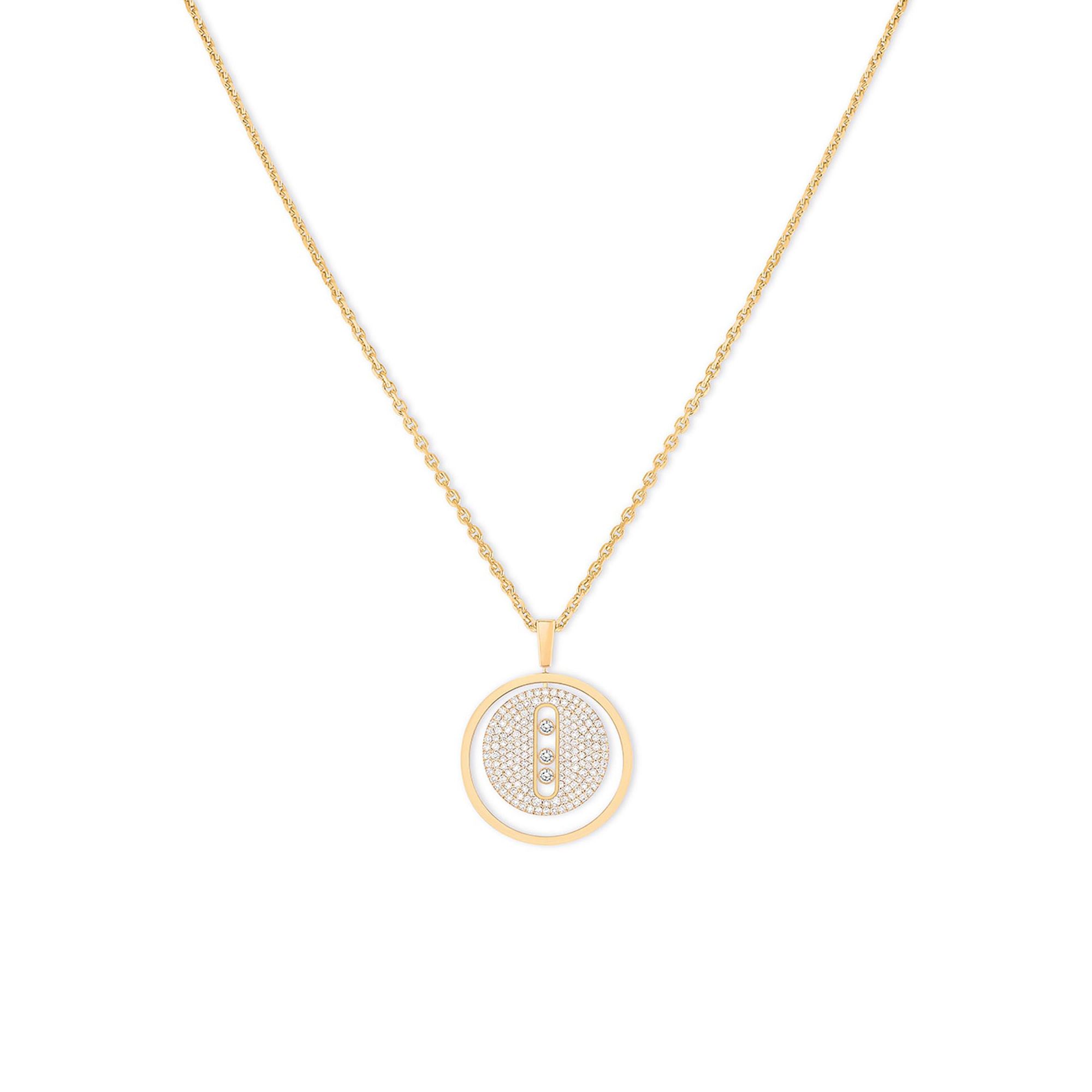 Messika Lucky Move MM Pavé Collier (Ref: 07395-YG)