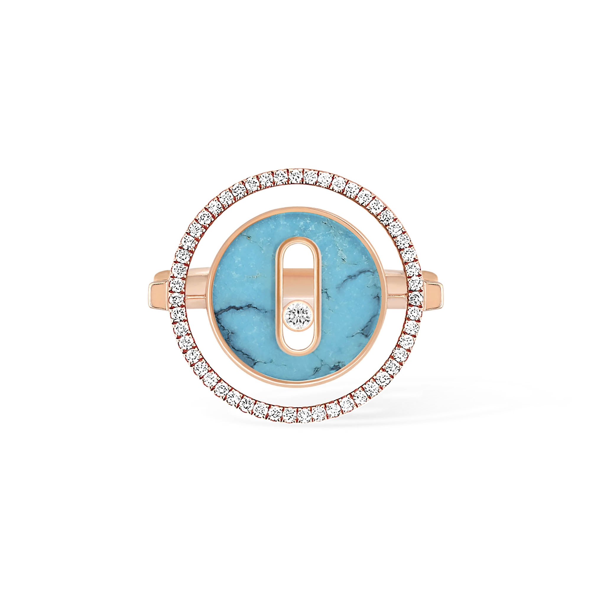 Messika Lucky Move Ring KM Türkis (Ref: 12098-PG)