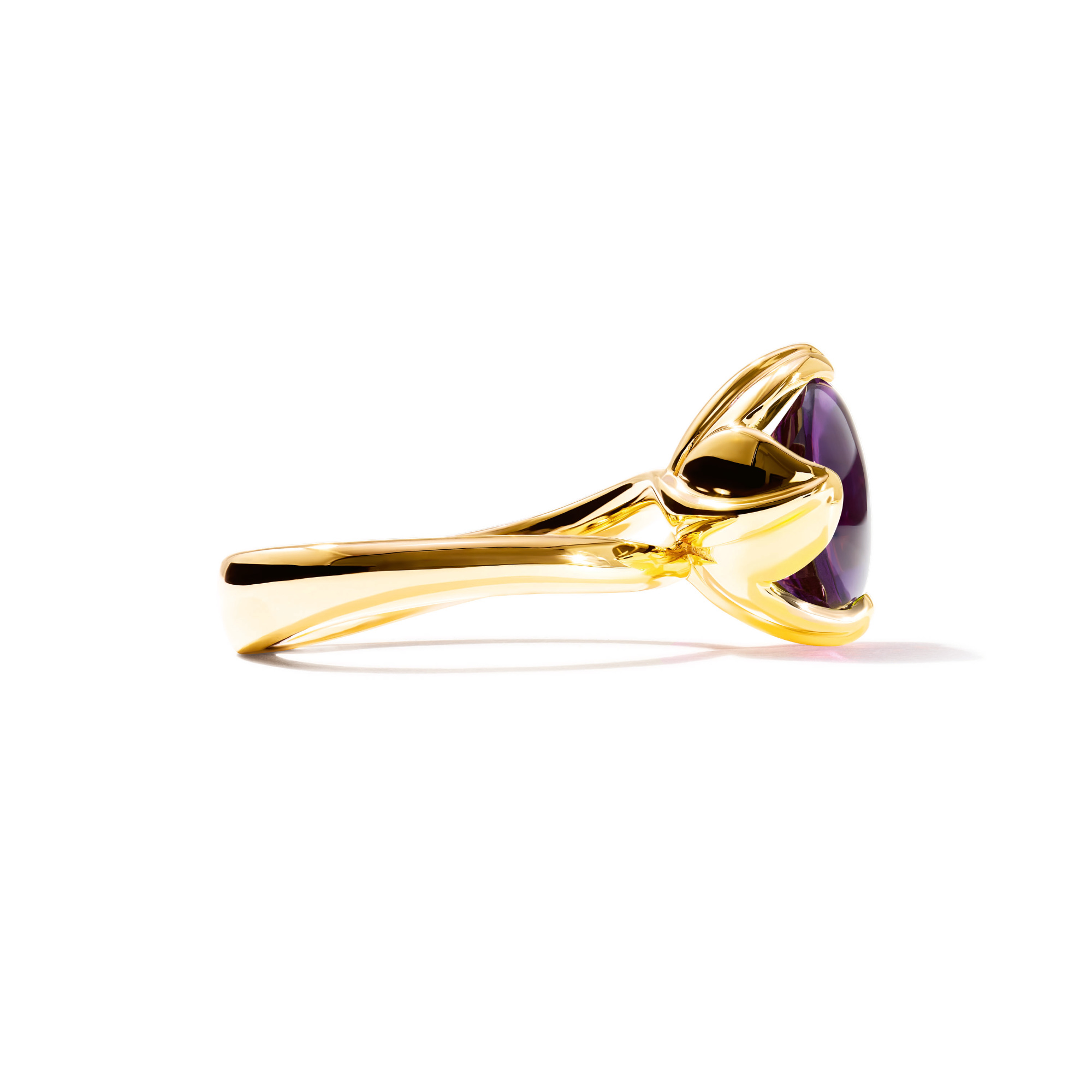 Tamara Comolli TULIP Ring Small mit Amethyst (Ref: R-TUL-s-Am-yg)
