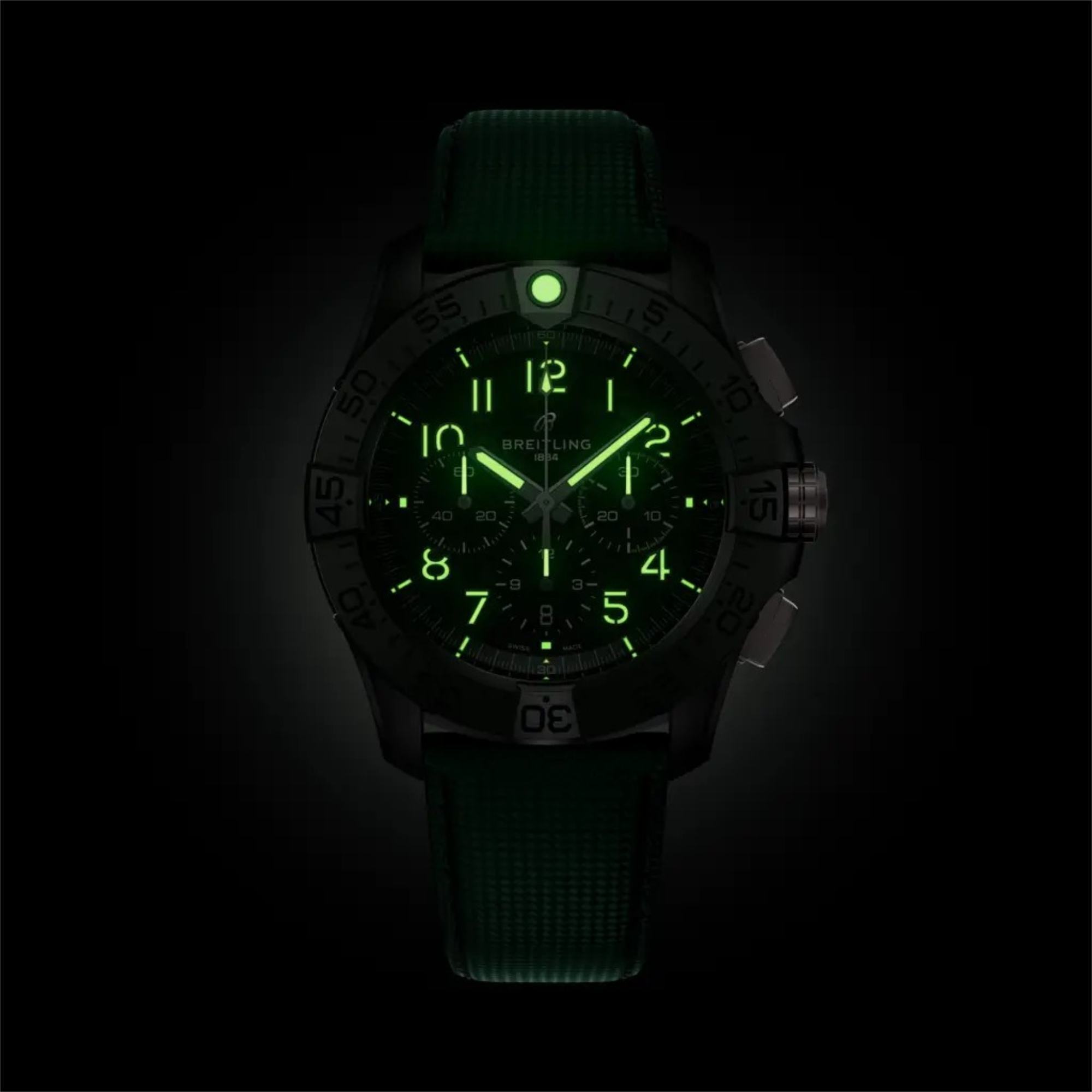 Breitling Super Avenger B01 Chronograph 46 Night Mission (Ref: SB0148101B1X1)