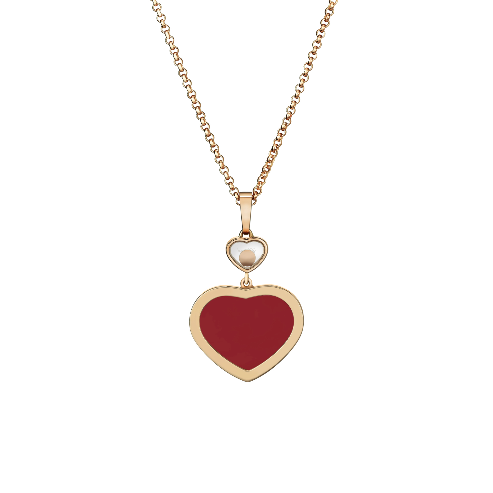 Chopard Happy Hearts Anhänger mit Halskette (Ref: 79A074-5801)