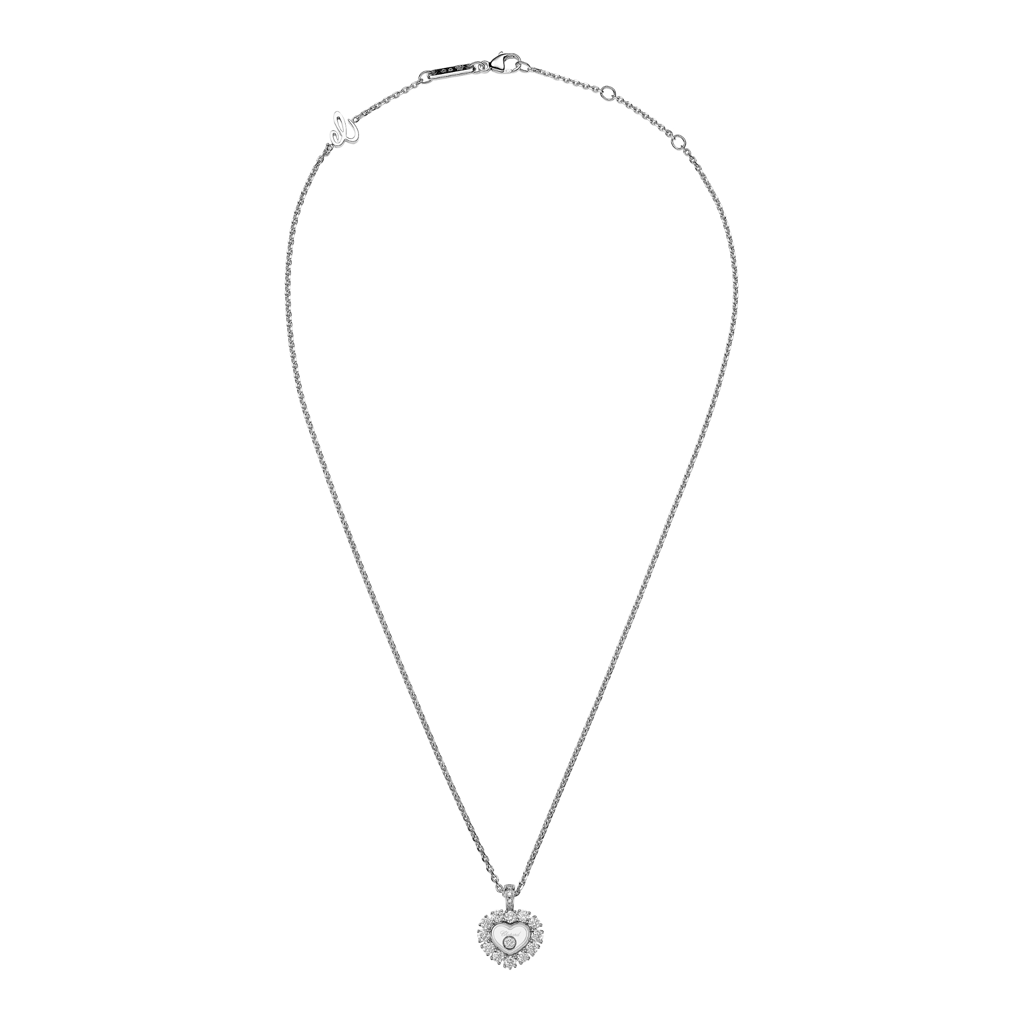 Chopard Happy Diamonds Icons Joaillerie Halskette mit Anhänger (Ref: 79A616-1001)