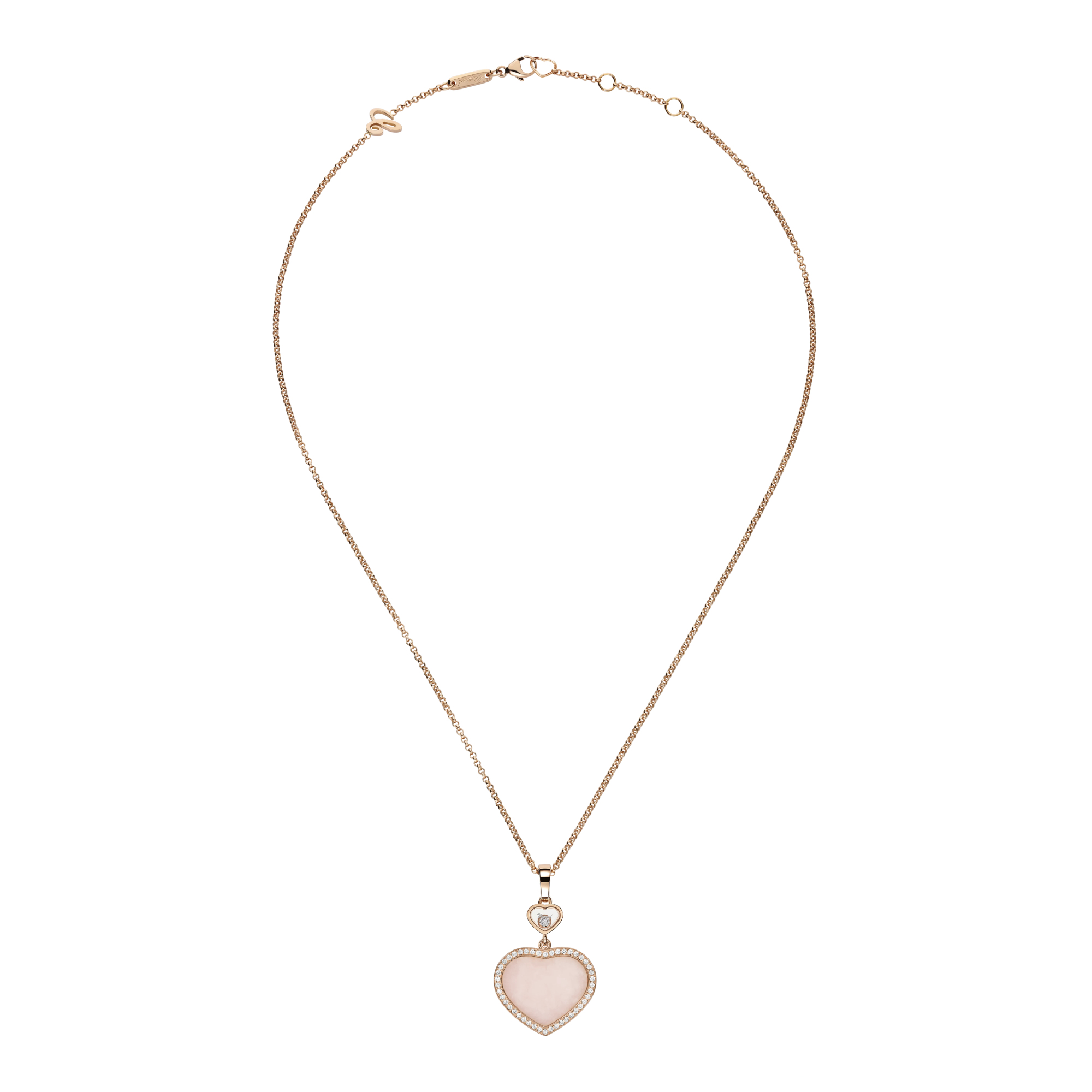 Chopard Happy Hearts Anhänger mit Halskette (Ref: 79A074-5620)
