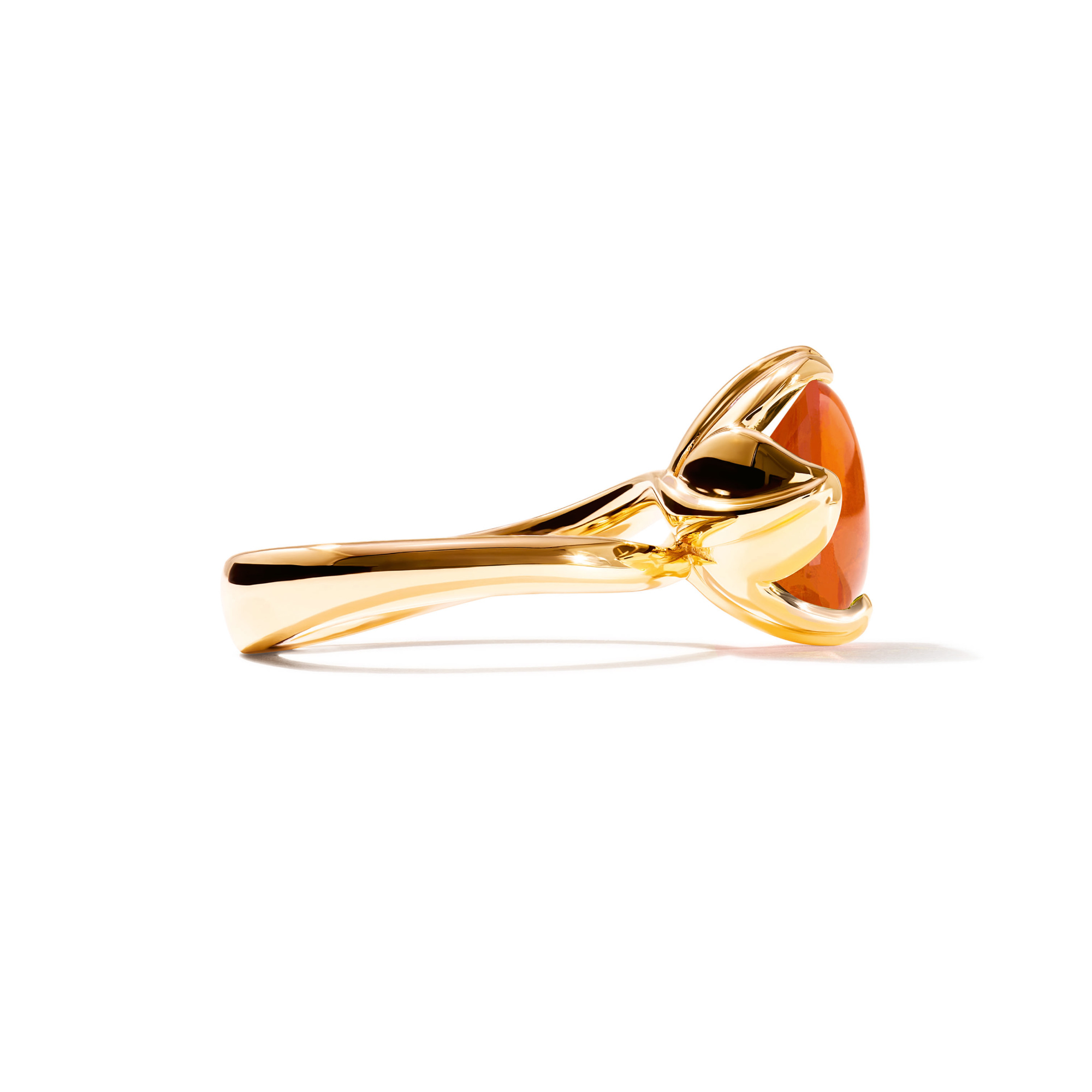 Tamara Comolli TULIP Ring Small mit Mandarin Granat (Ref: R-TUL-s-Man-yg)