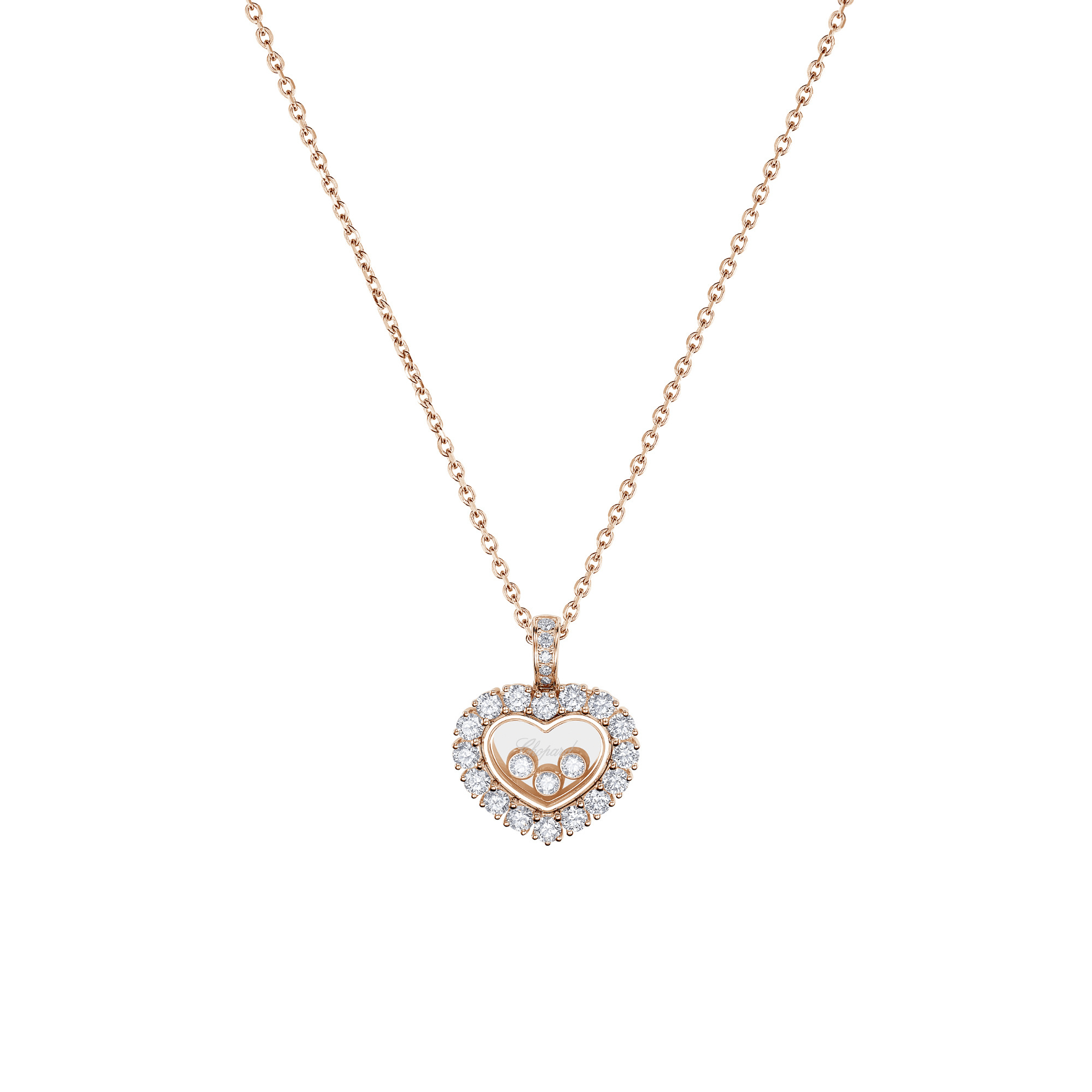 Chopard Happy Diamonds Icons Joaillerie Halskette mit Anhänger (Ref: 79A615-5001)