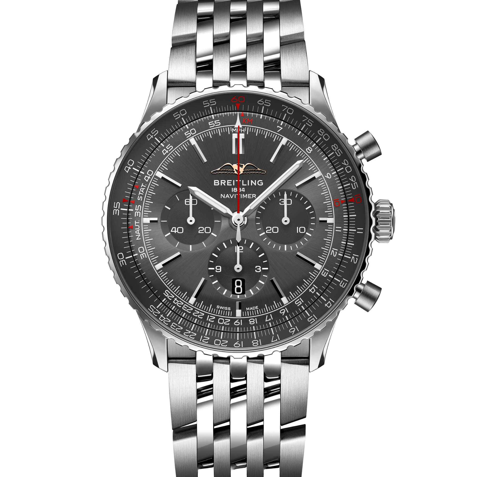 Breitling Navitimer B01 Chronograph 46 (Ref: AB01376A1B1A1)