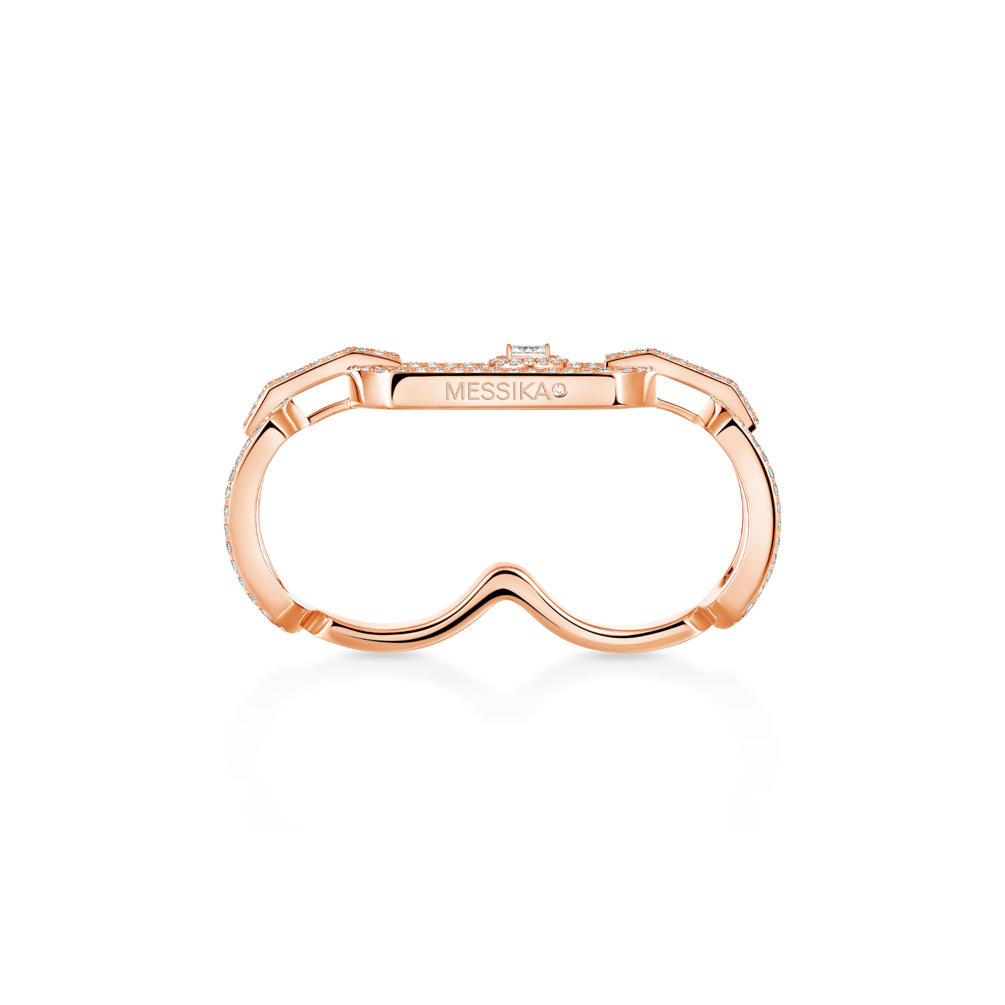 Messika So Move Zwei-Finger Diamantring (Ref: 13185-PG)