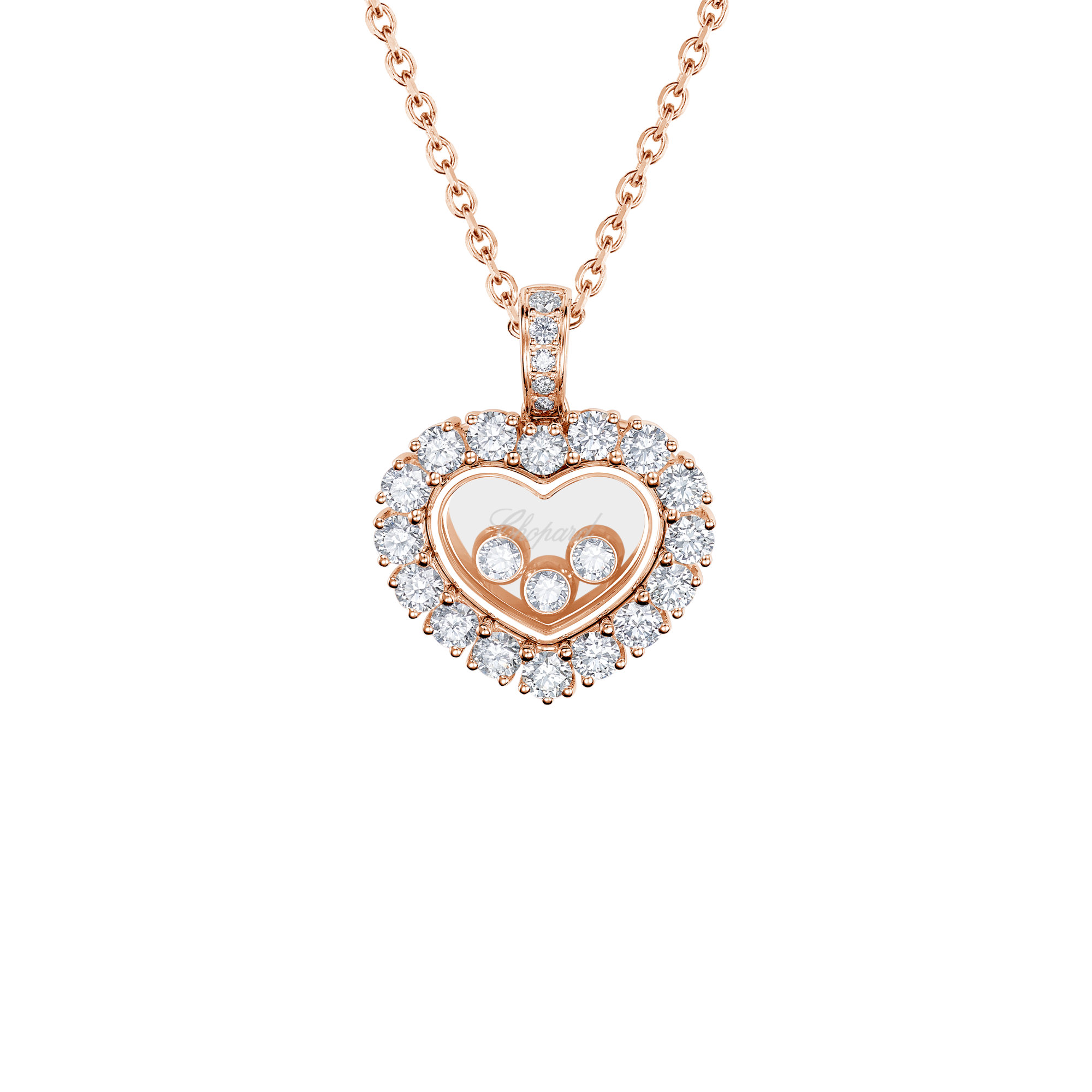 Chopard Happy Diamonds Icons Joaillerie Halskette mit Anhänger (Ref: 79A615-5001)