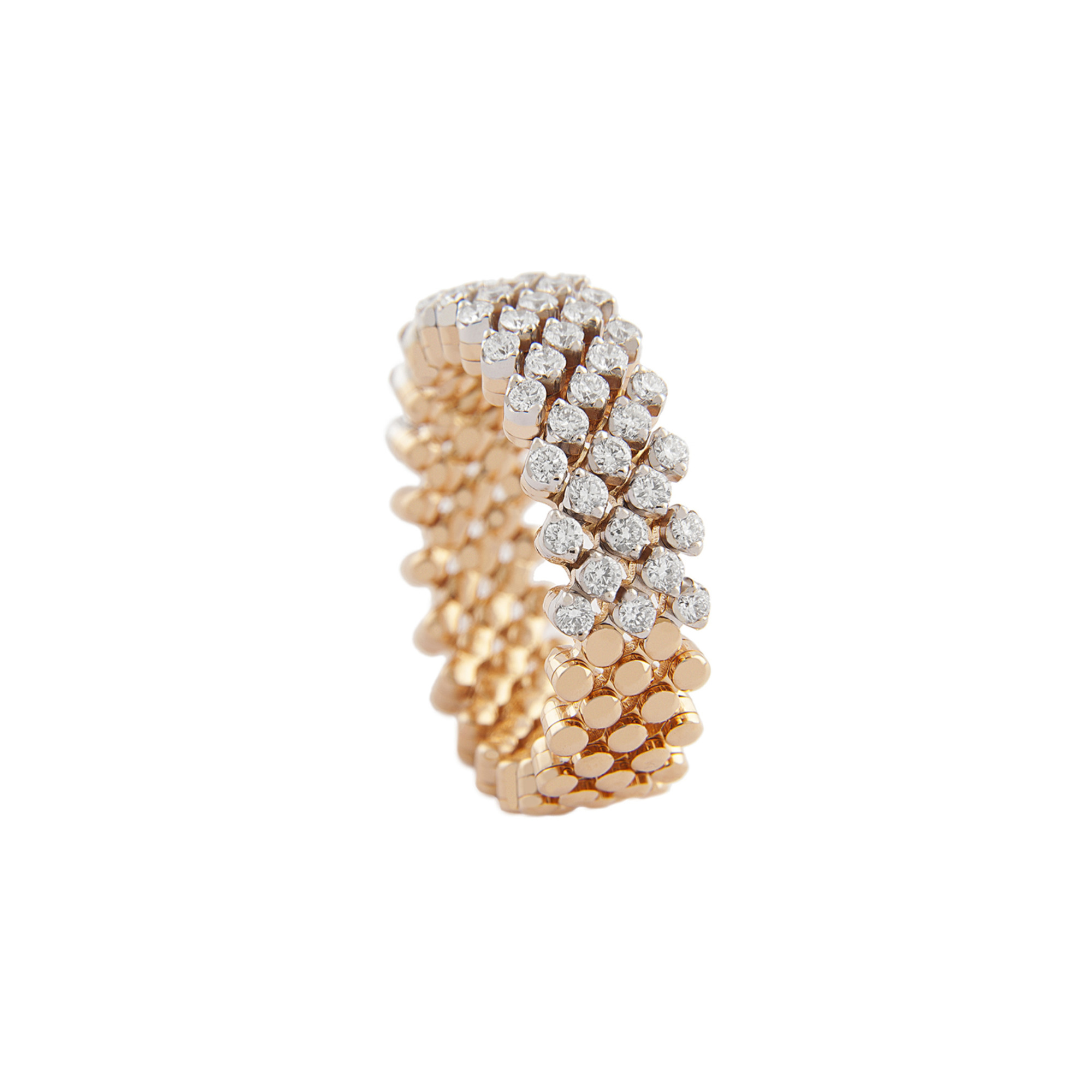 Serafino Consoli Brevetto Multi-Size Ring (Ref: RMS 5H2 RG WD)
