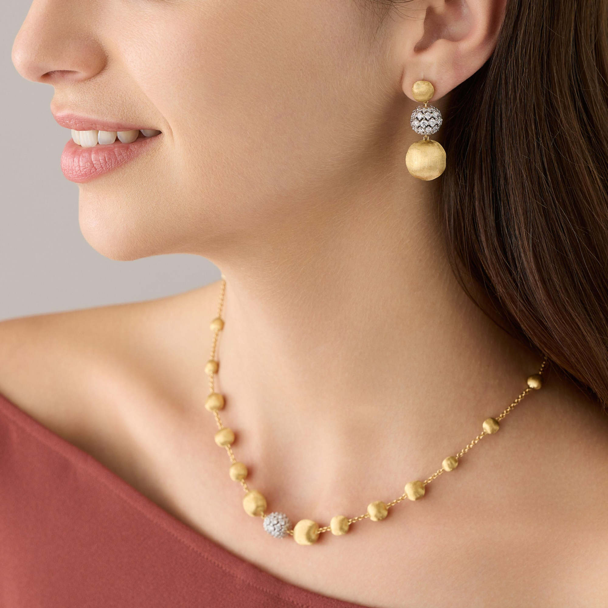 Marco Bicego Africa Alta Halskette (Ref: CB2899 B2 YW)