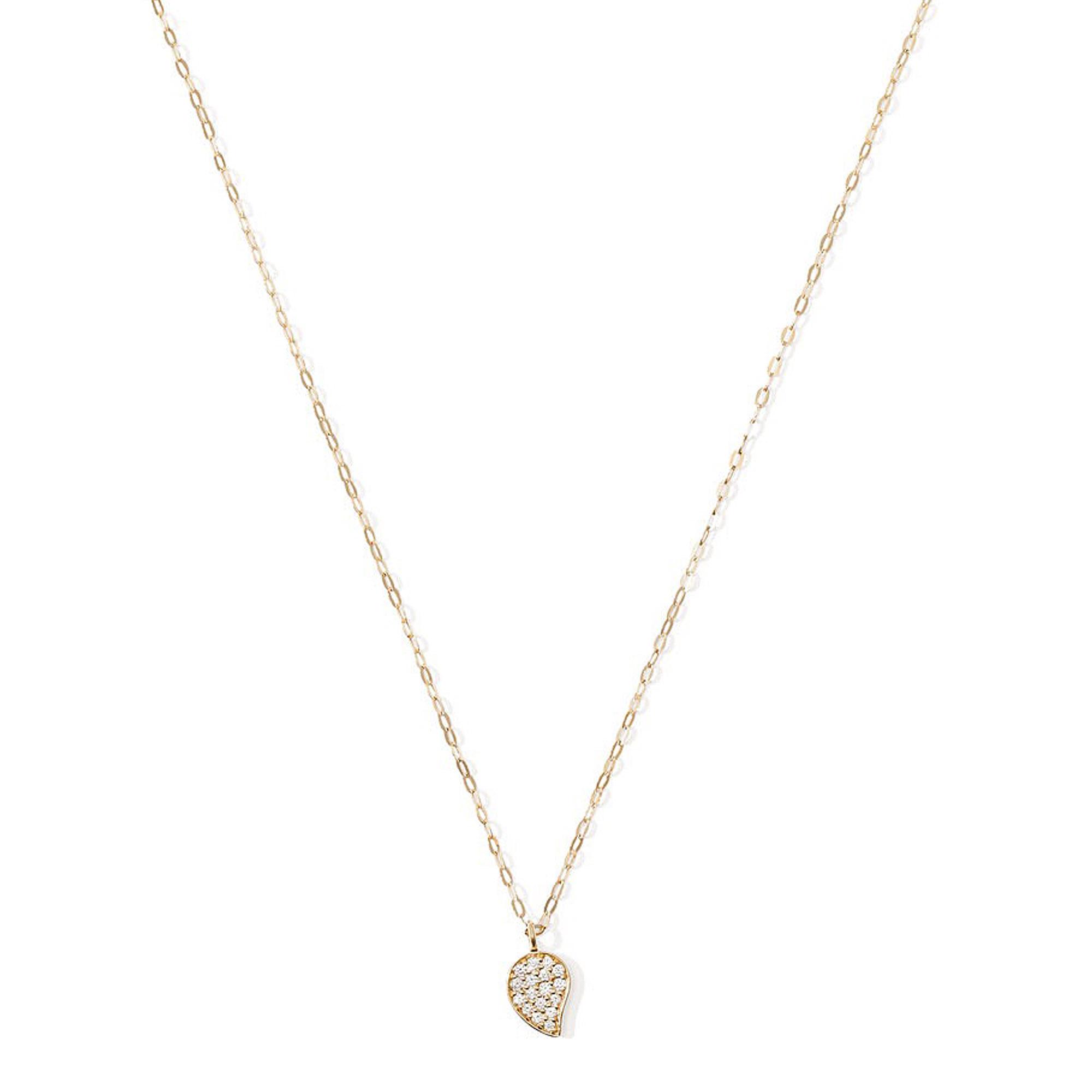 Tamara Comolli SPARKLE Kette mit DiamantPavé  (Ref: C-Spa-1-Dr-p-yg-45)