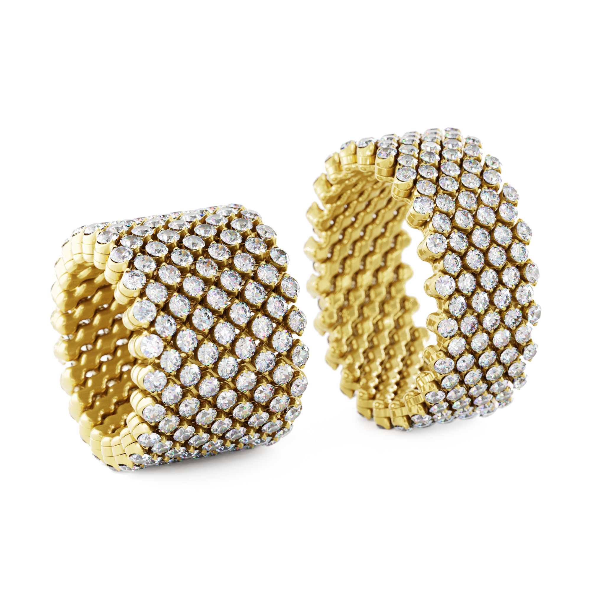 Serafino Consoli Brevetto Multi-Size Ring (Ref: RMS 9F2 YG WD)