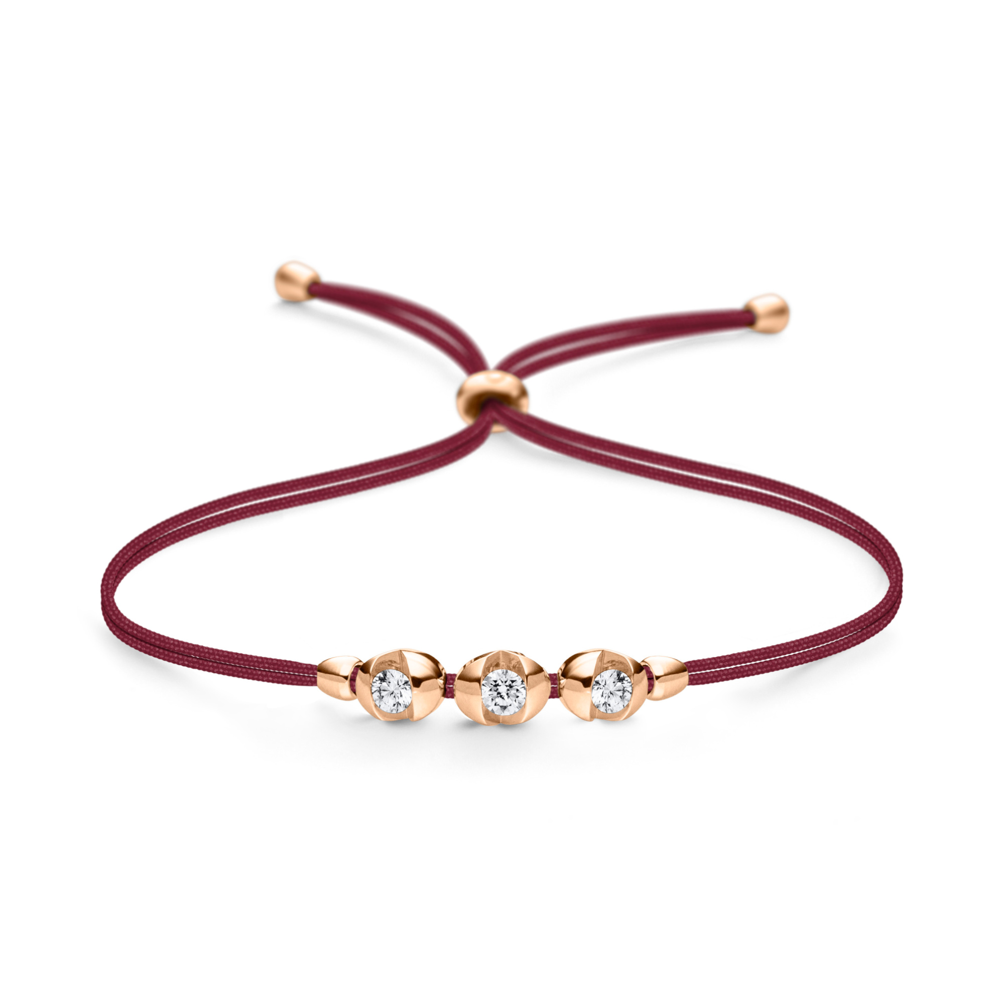 Schaffrath COLORTAIRE Armband (Ref: CTR32_B_008_BR_2_03_DARKBURGUNDY_RW)