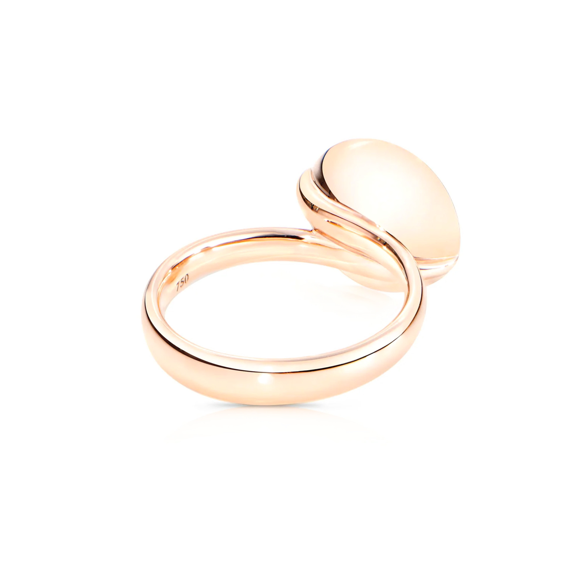 Tamara Comolli BOUTON Ring large mit Diamant Pavé  (Ref: R-BOU-l-pD-rg)