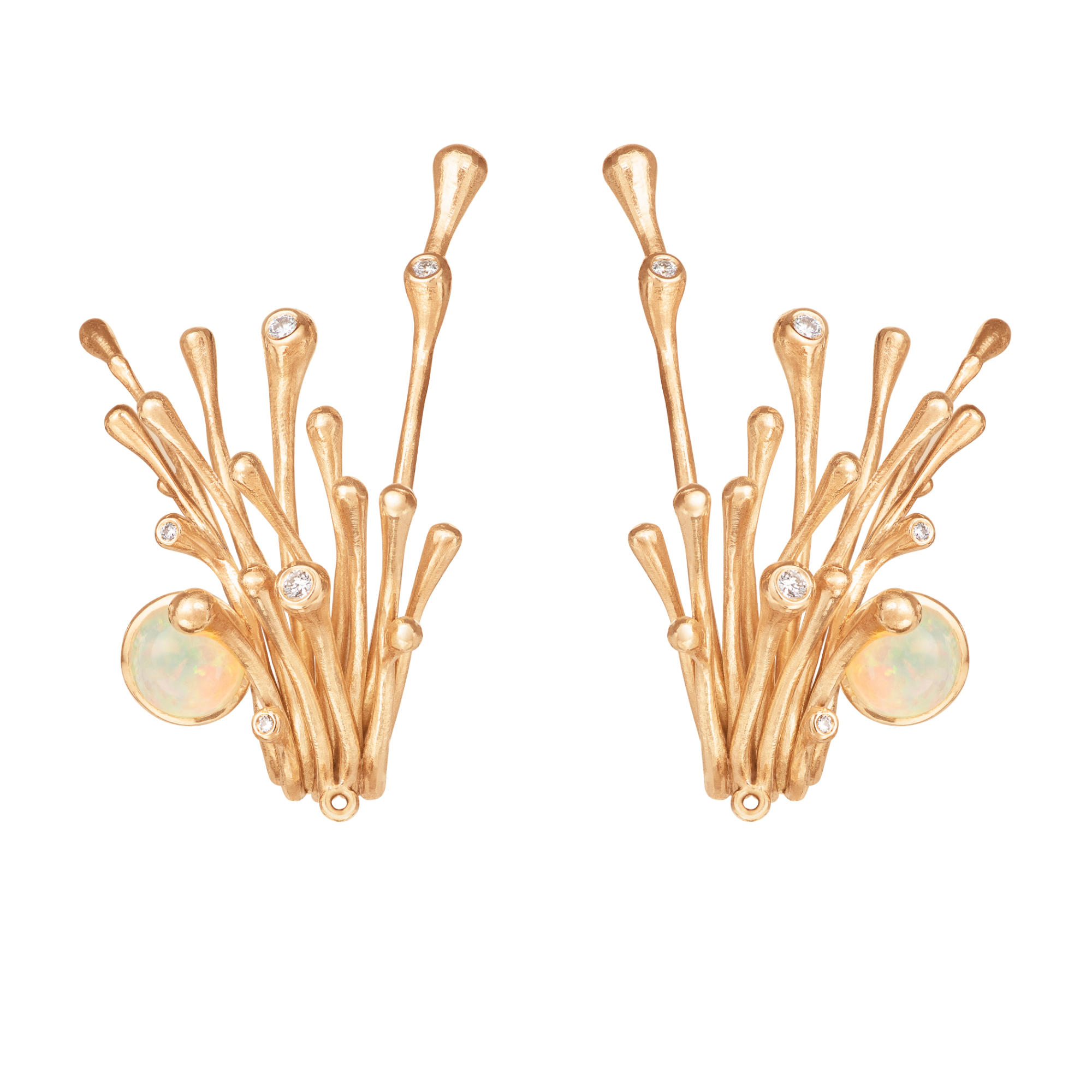 Ole Lynggaard Copenhagen BoHo Zweig Ohrclips Gross (Ref: A2936-402)