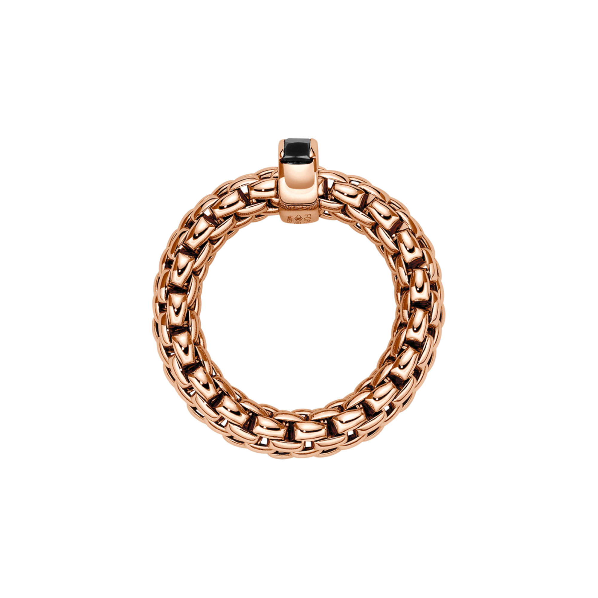 FOPE Vendôme Flex'it Ring mit schwarzen Diamanten (Ref: 58402AX_BN_R_XRX_00S)