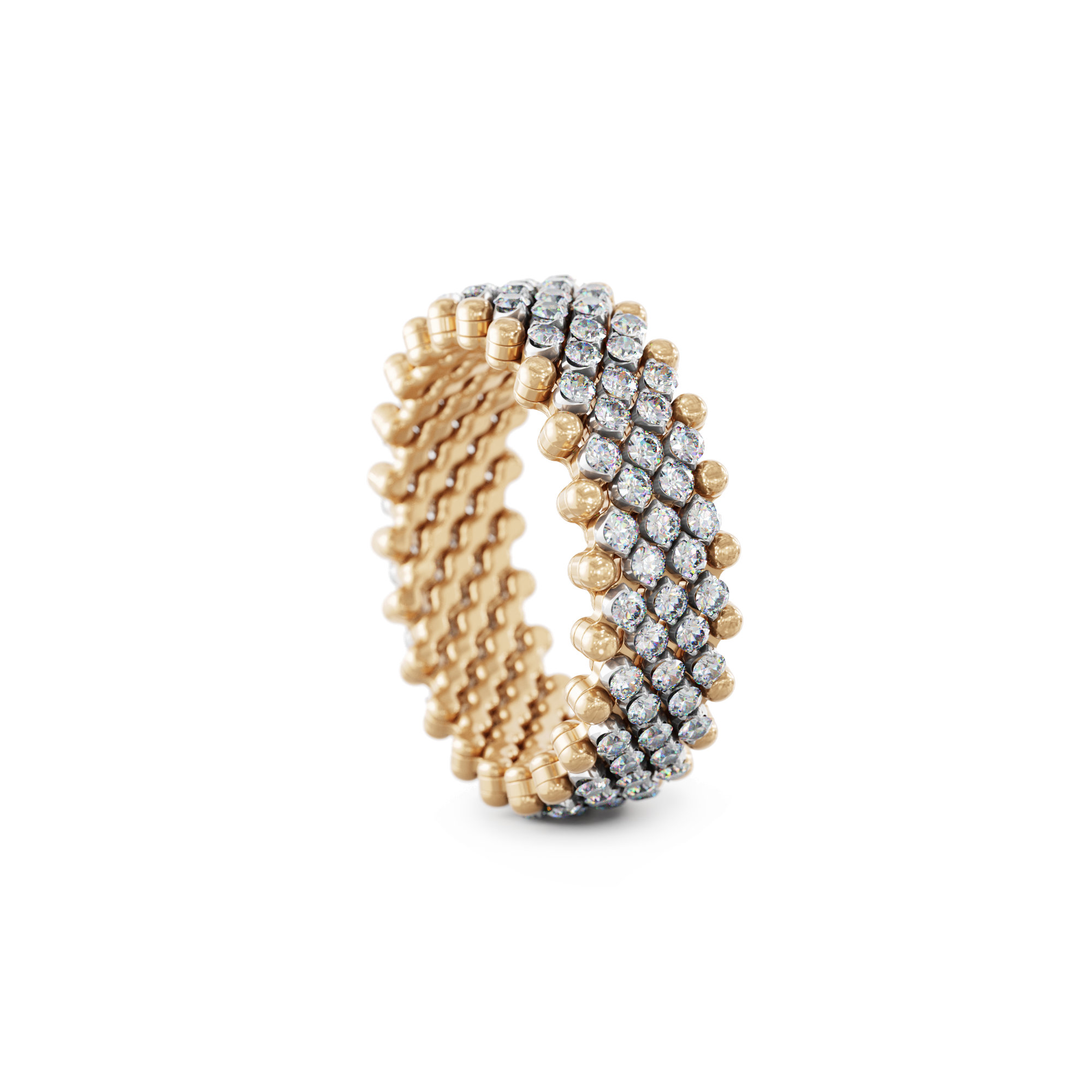 Serafino Consoli Brevetto Multi-Size Ring (Ref: RMS 7M2 RWG WD)
