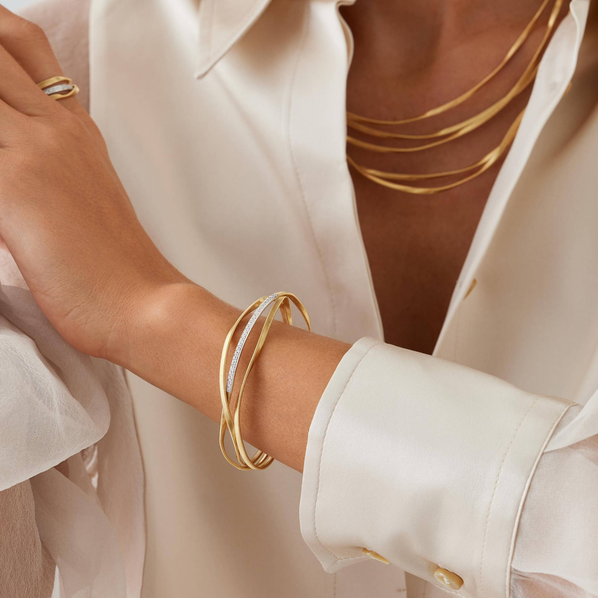 Marco Bicego Marrakech Armband (Ref: SG39_B_YW_M5)