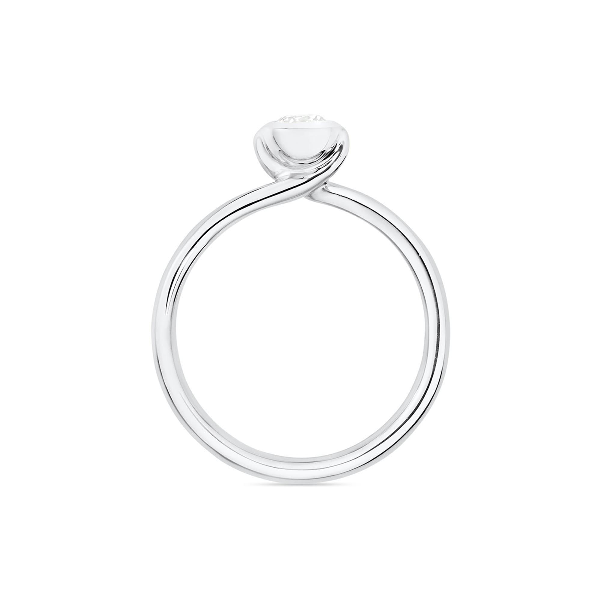 Tamara Comolli BOUTON Solitaire Ring (Ref: R-BOU-Sol-Cl-wg)