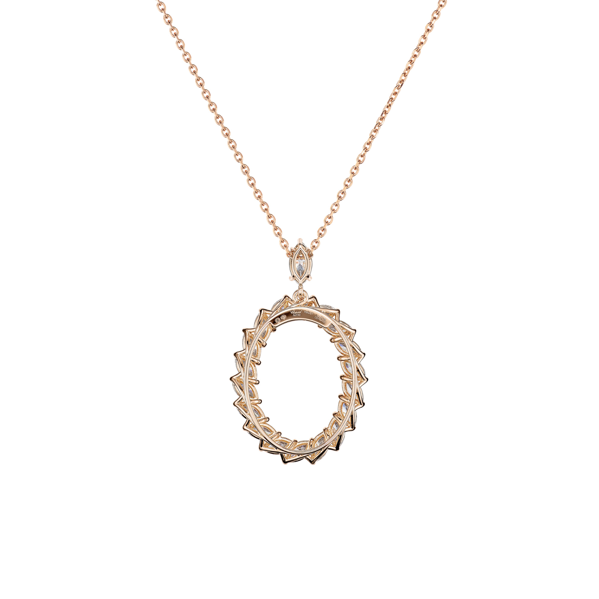 Chopard L'Heure du Diamant Marquise Anhänger mit Halskette (Ref: 79A061-5001)