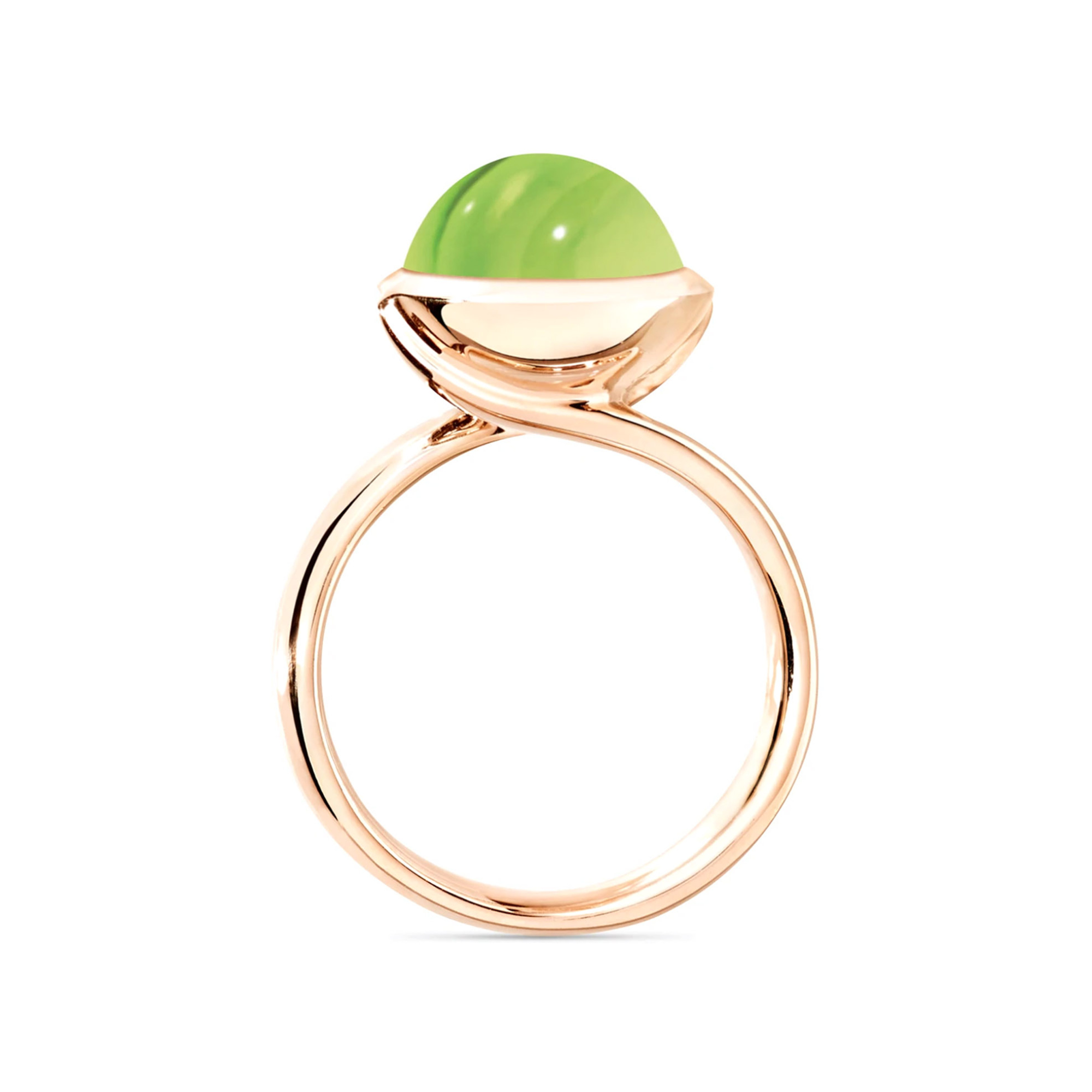 Tamara Comolli BOUTON Ring large Peridot (Ref: R-BOU-l-Per-rg)