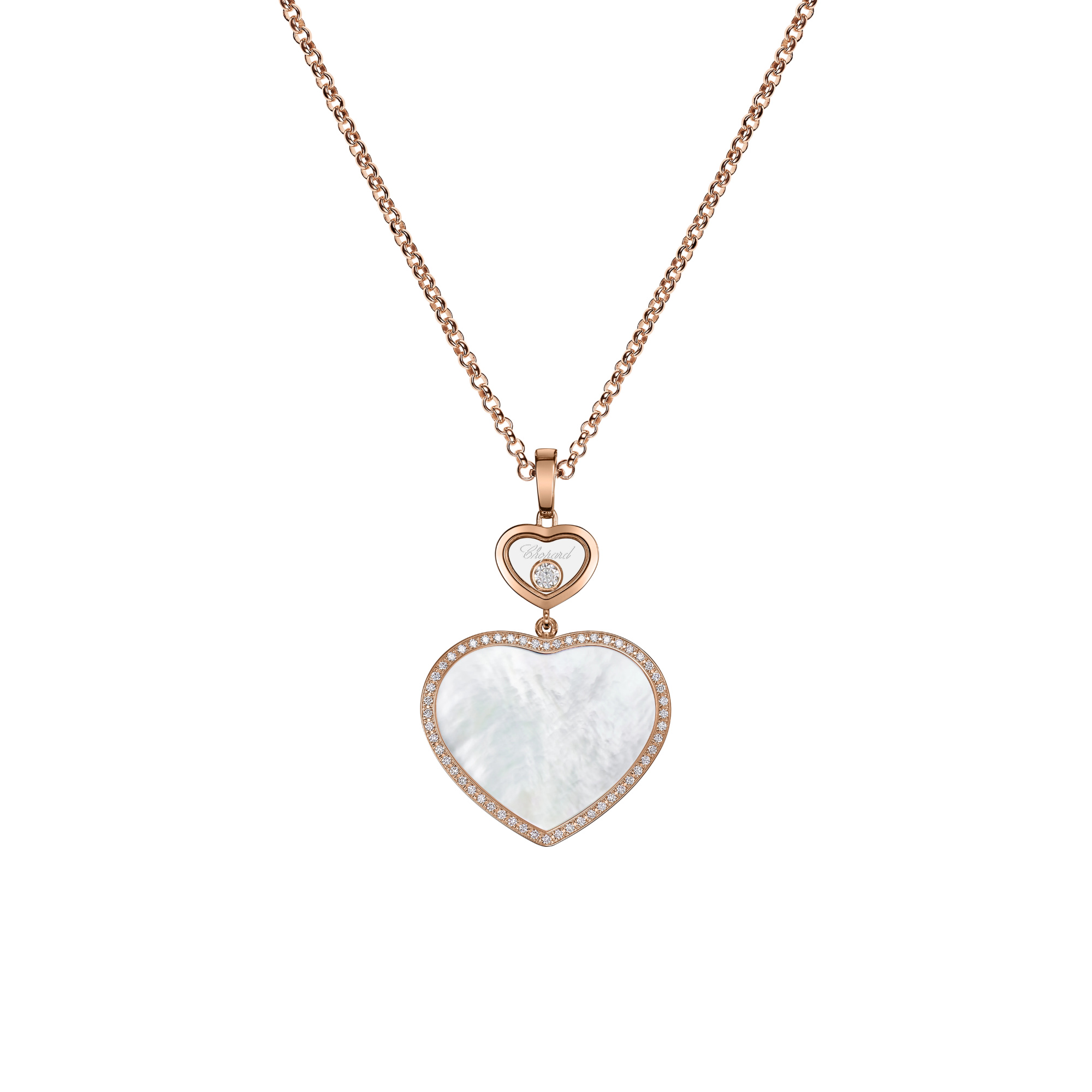Chopard Happy Hearts Anhänger mit Halskette (Ref: 79A075-5391)