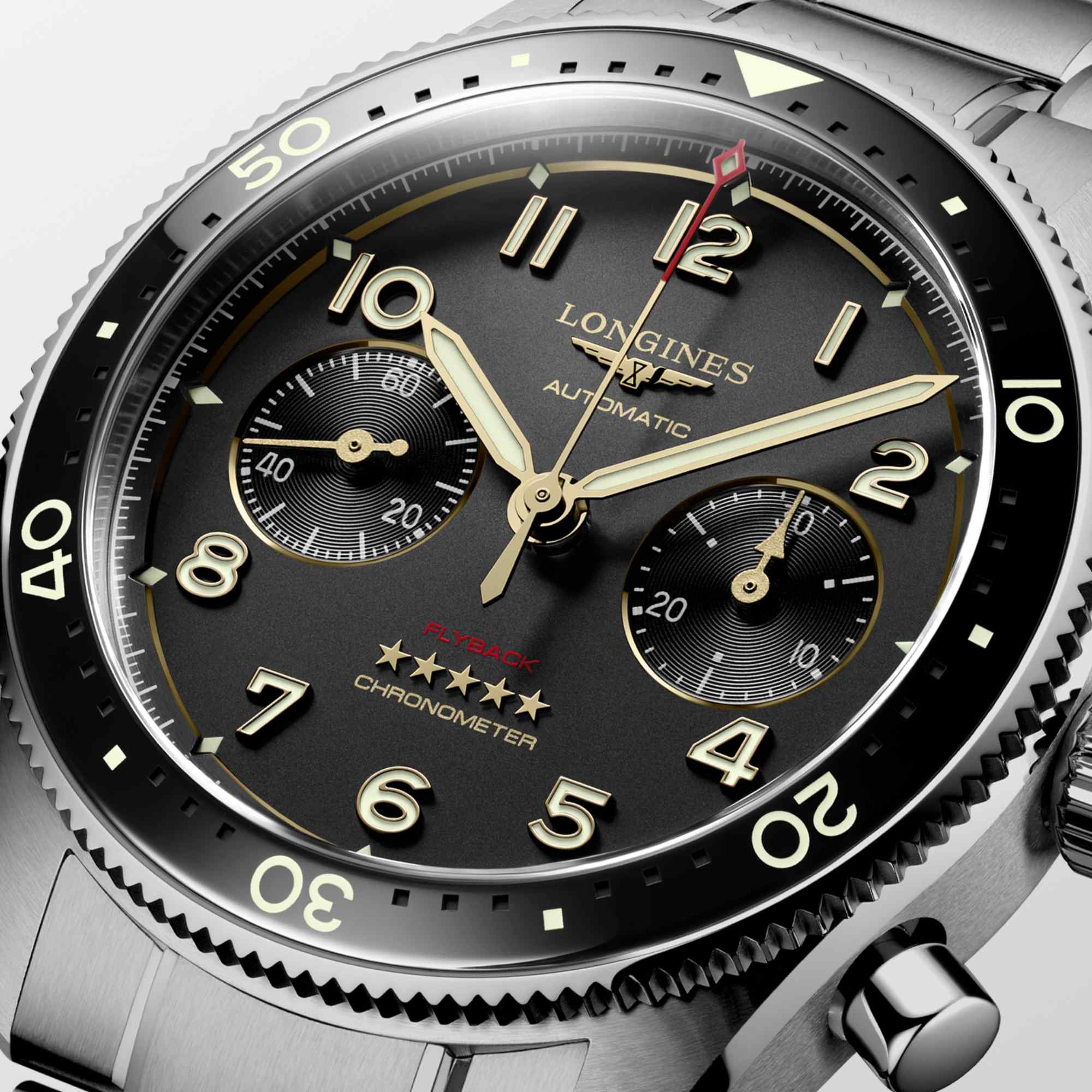Longines LONGINES SPIRIT FLYBACK TITANIUM (Ref: L3.821.1.53.6)