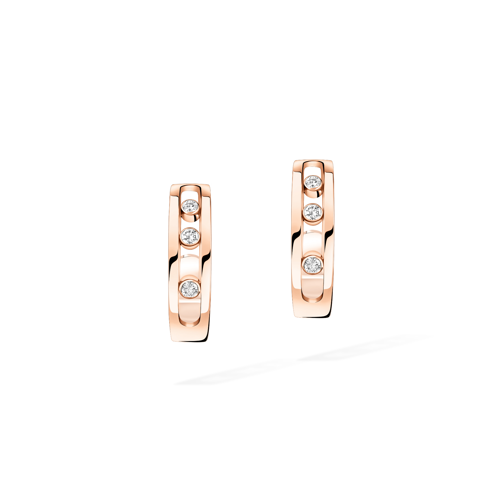 Messika Move Classique Hoop Ohrringe (Ref: 04407-PG)