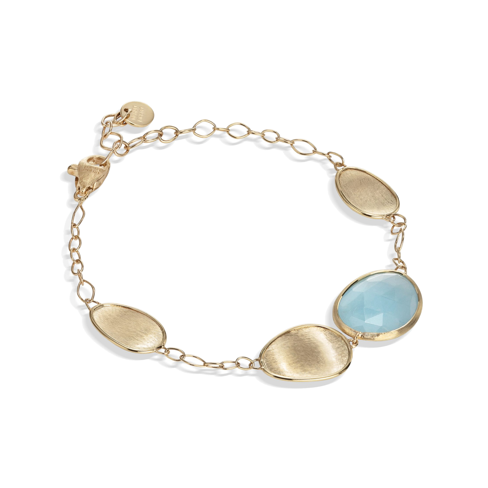 Marco Bicego Lunaria Aquamarin Armband  (Ref: BB1981_AQD_Y_02)