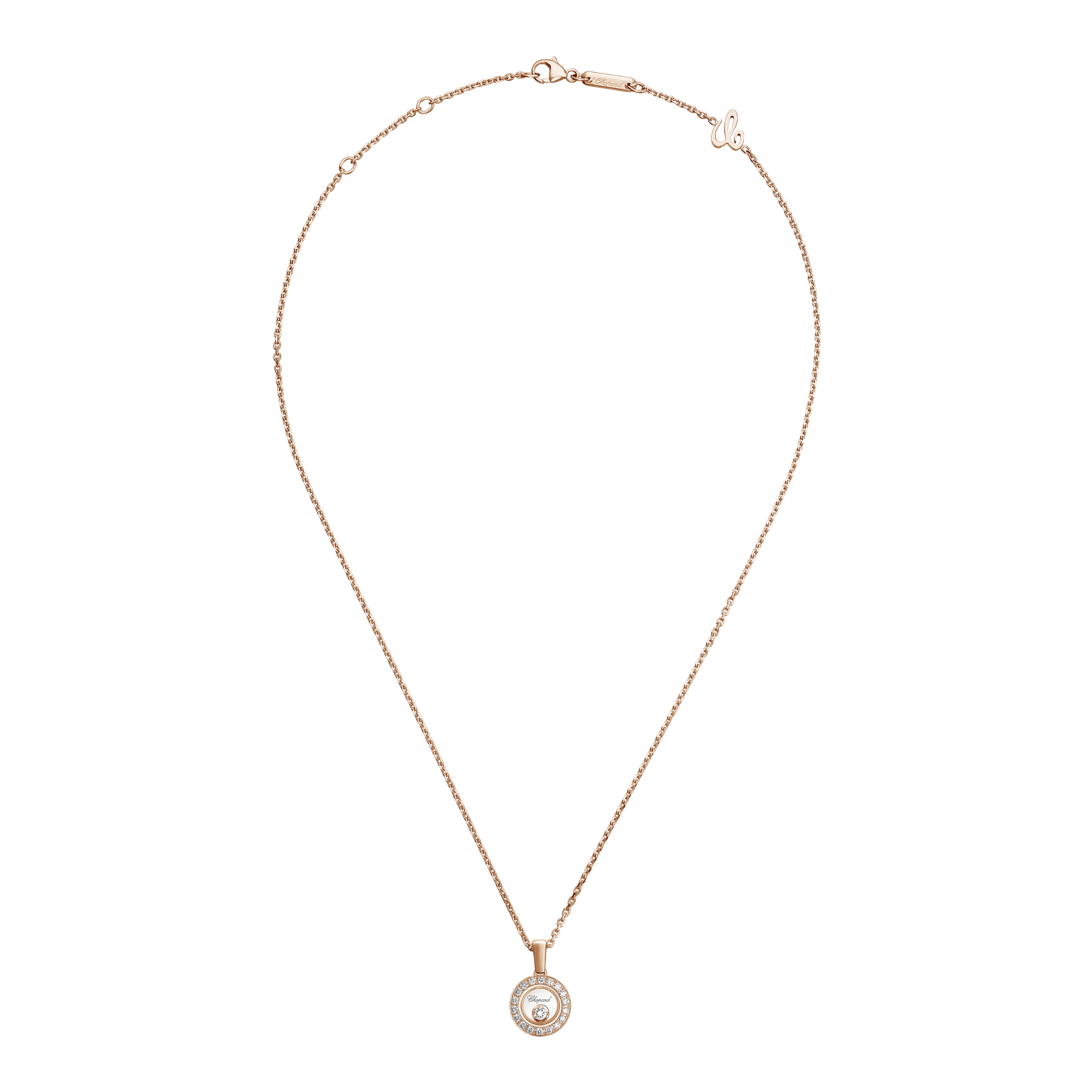 Chopard Happy Diamonds Icons Anhänger mit Halskette (Ref: 79A017-5201)