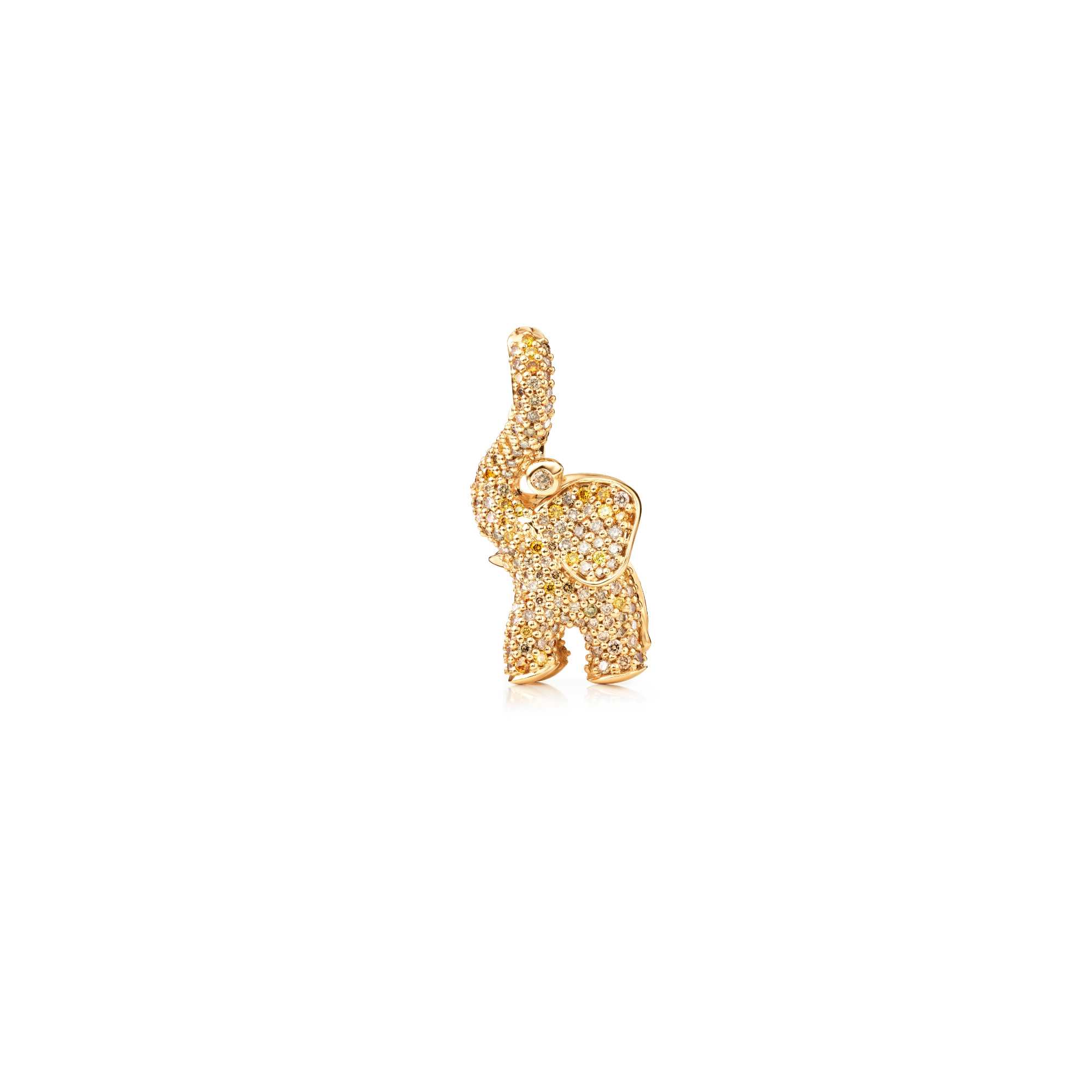 Ole Lynggaard Copenhagen Elephant Anhänger mit Diamant-Pavé (Ref: A1384-410)