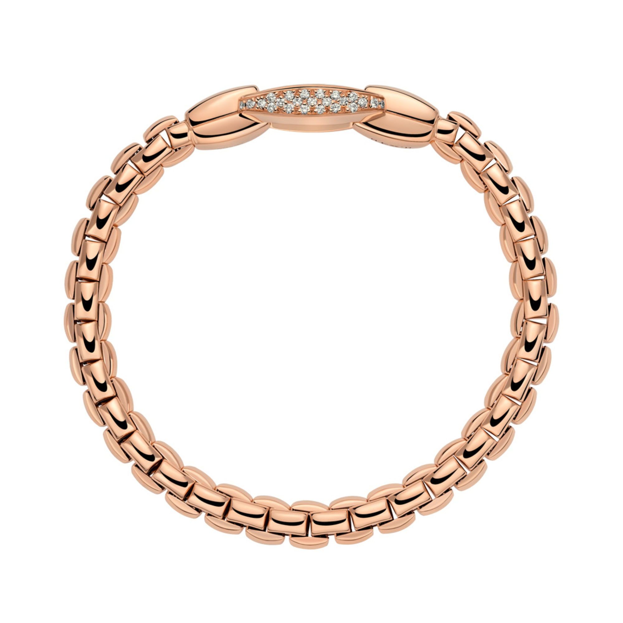 FOPE Eka Flex'it Armband mit Diamantpavé (Ref: 70305BX_PB_R_XRX_0XS)