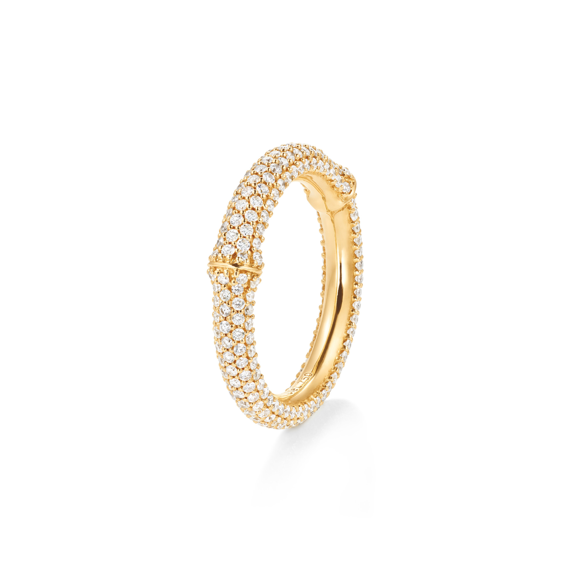 Ole Lynggaard Copenhagen Nature Ring IV mit Diamant-Pavé (Ref: A2684-401)