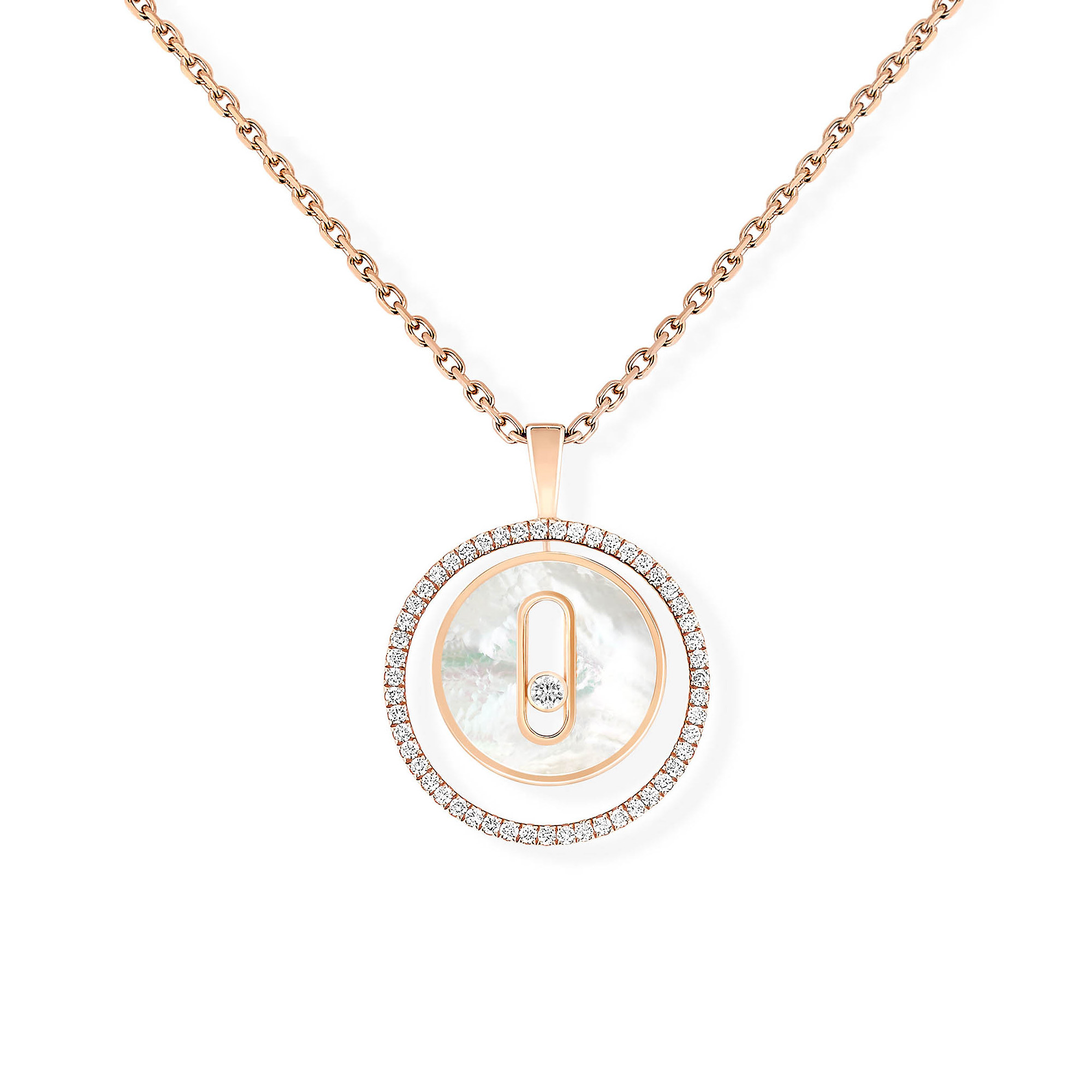 Messika Lucky Move Kette KM Perlmutt (Ref: 11650-PG)