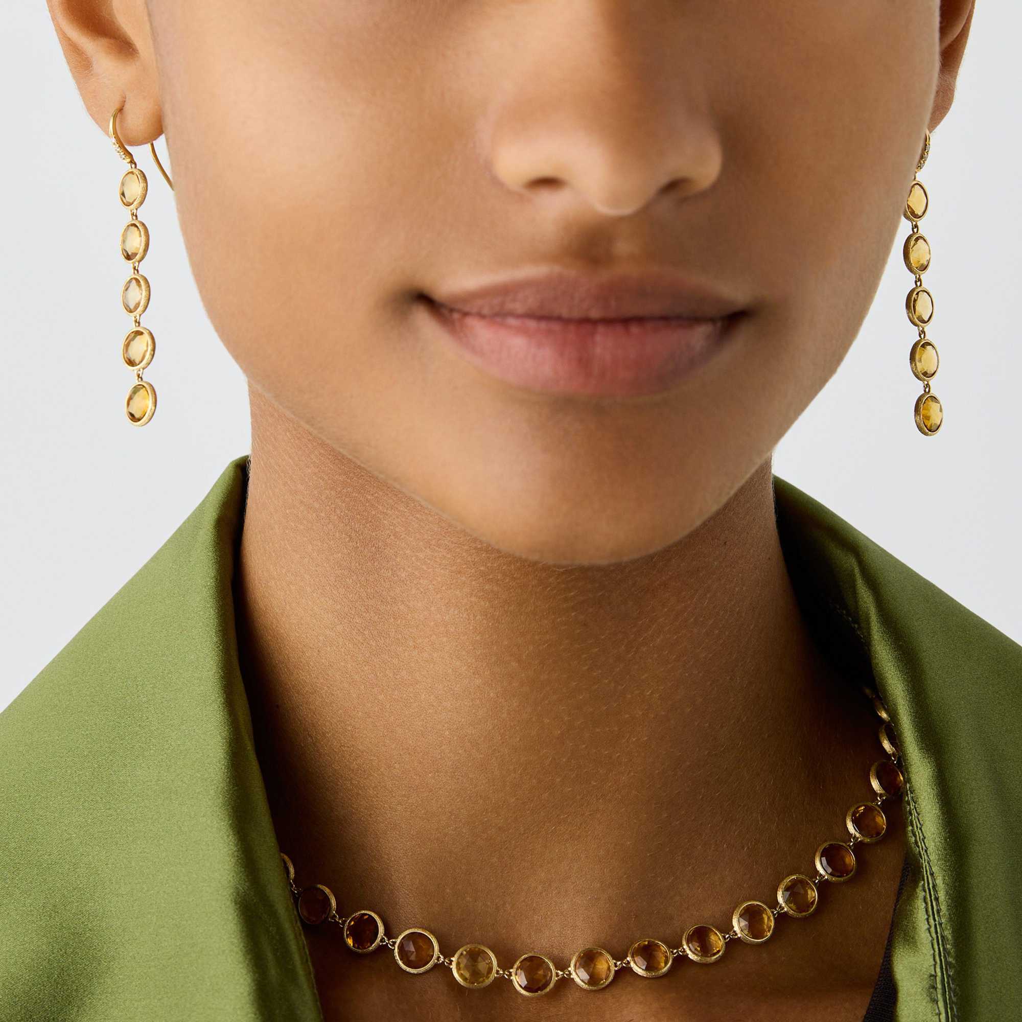 Marco Bicego Jaipur Color Ohrhänger (Ref: OB1966-AB QG01 Y)