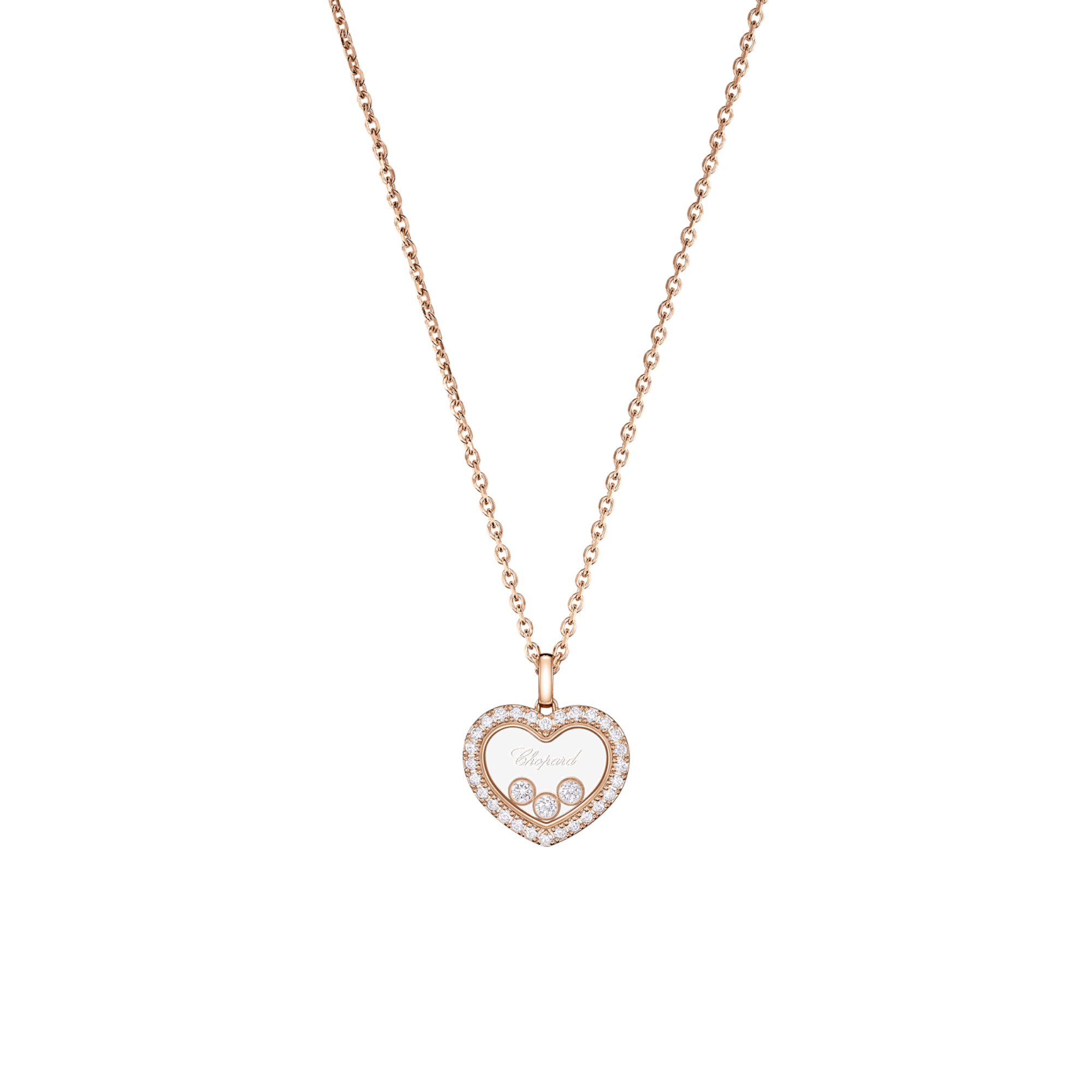 Chopard Happy Diamonds Icons Anhänger mit Halskette (Ref: 79A193-5201)