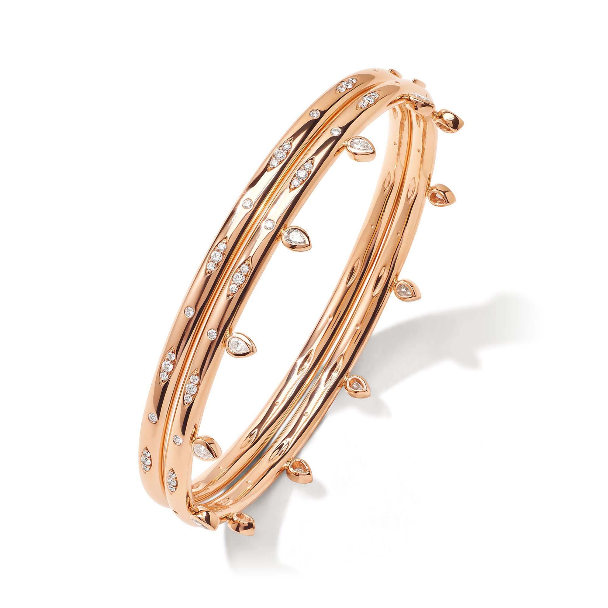 Tamara Comolli GYPSY Armspange "Diamant Pavé " medium (Ref: BA-Gyp-p-17-rg)