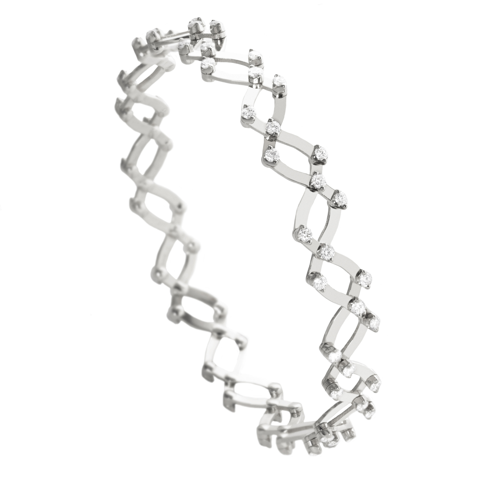 Serafino Consoli Serafino Multi-Size Ring und Armband (Ref: S.RB 1492 F4 WG WD)