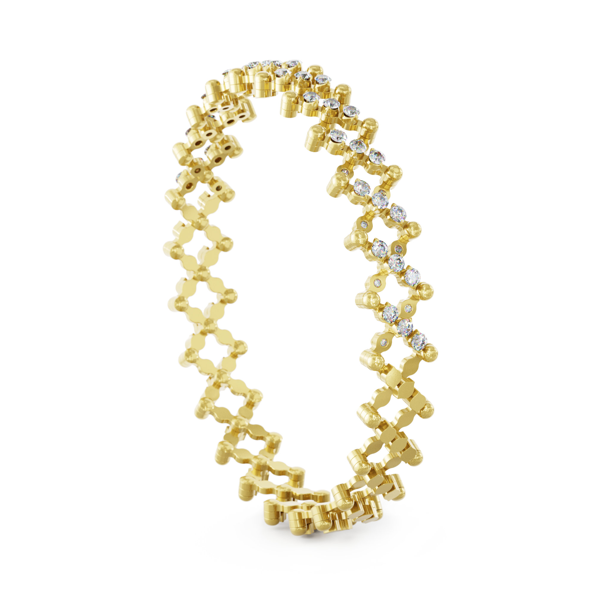 Serafino Consoli Serafino Multi-Size Ring und Armreif (Ref: S.RB 5HMI4 YG WD)