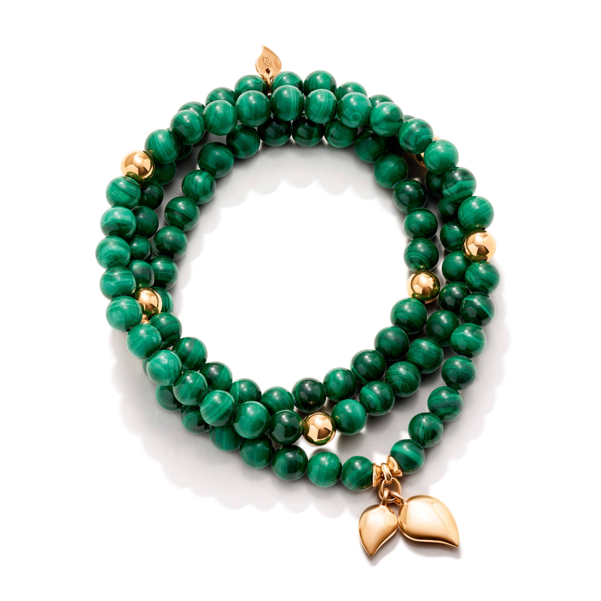 Tamara Comolli INDIA Armband mit Malachite Medium (Ref: B-IND-Mal-3-m-rg)
