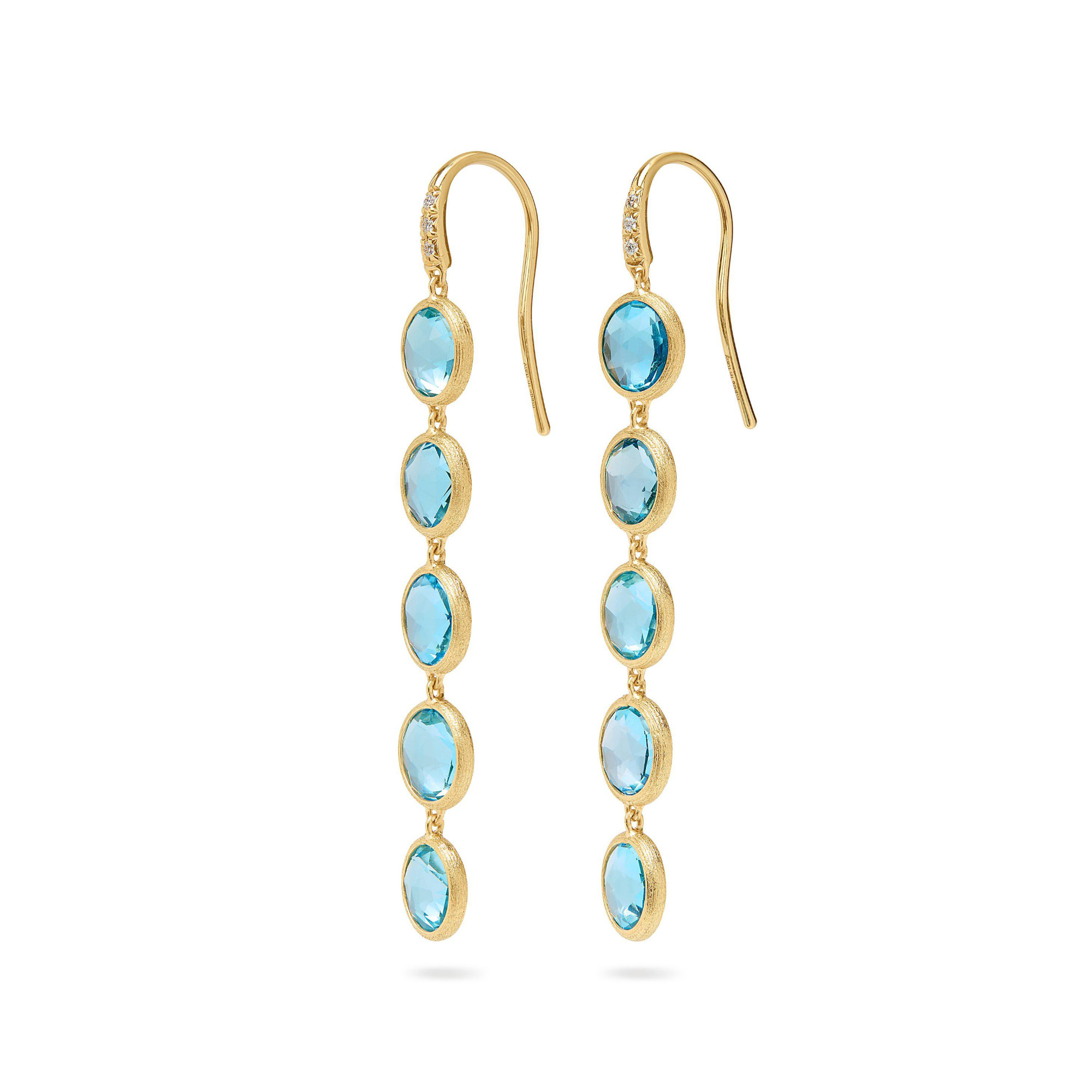 Marco Bicego Jaipur Color Ohrhänger (Ref: OB1966-AB TP01 Y)