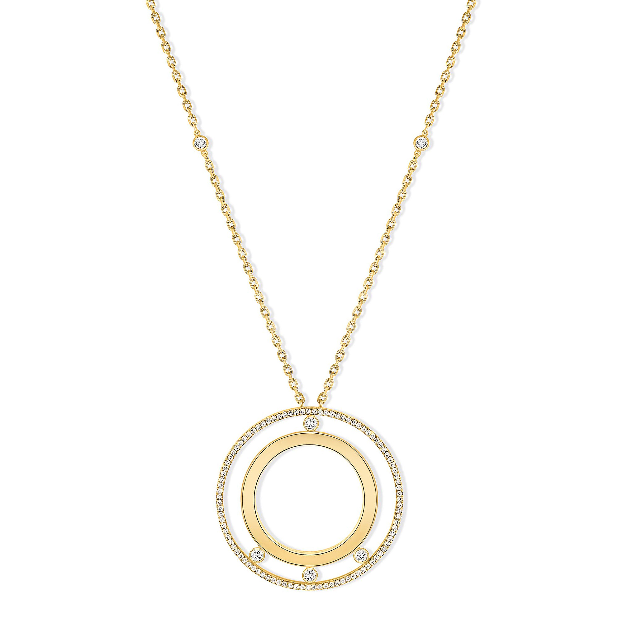 Messika Lange Move Romane Halskette (Ref: 11169-YG)