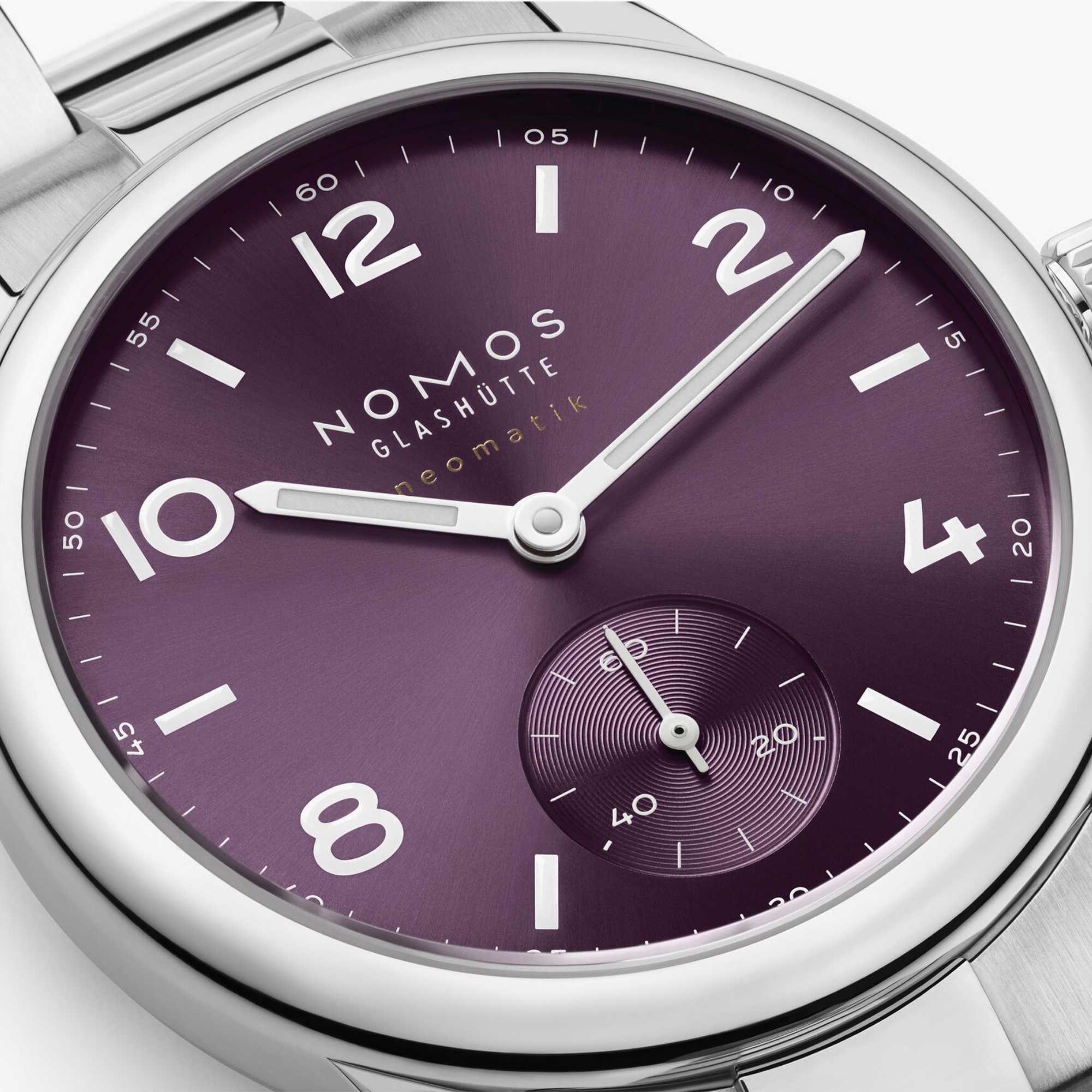 NOMOS Glashütte Club Sport Neomatik 34 Purple (Ref: 757)
