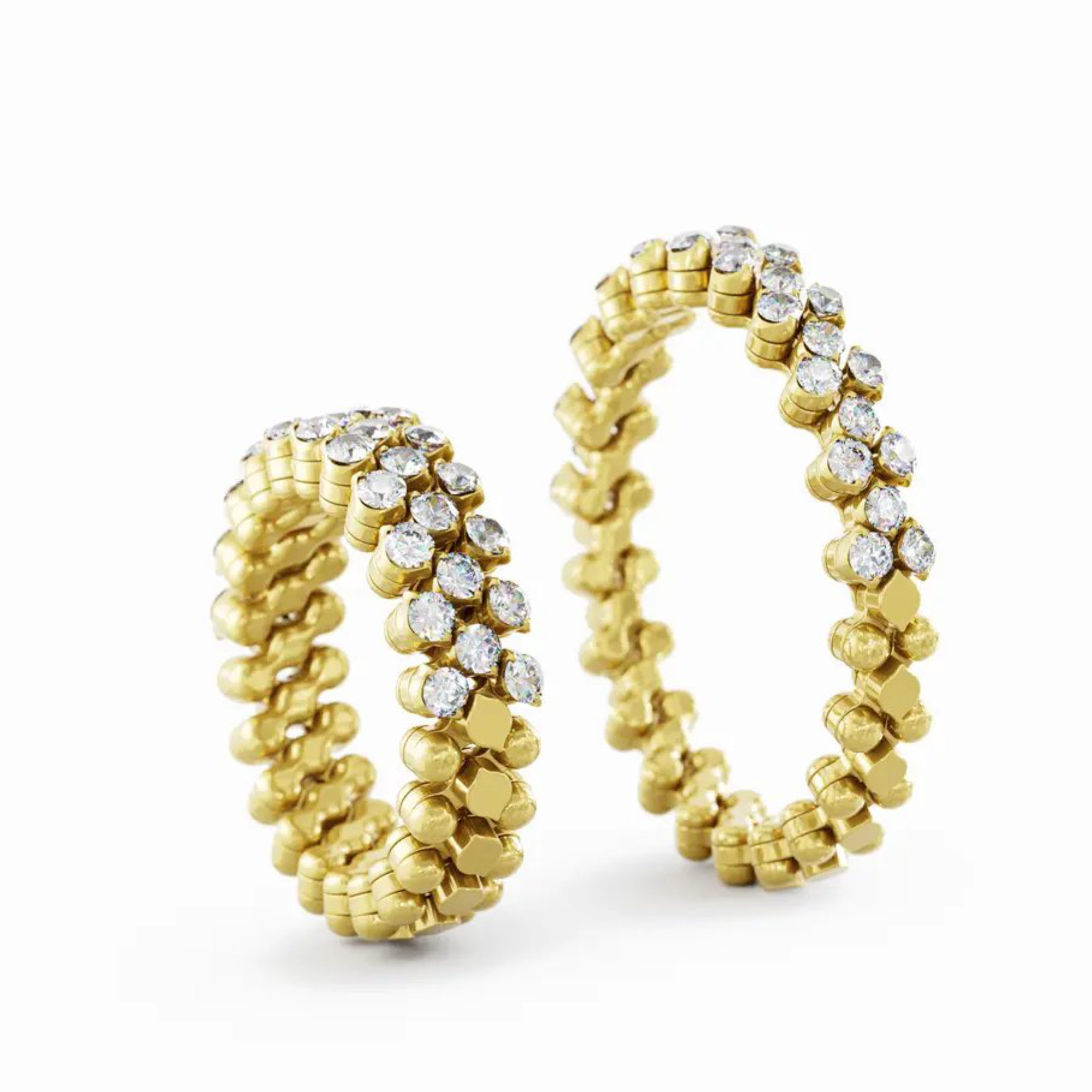 Serafino Consoli Brevetto Multi-Size Ring (Ref: RMS 3H2 YG WD)