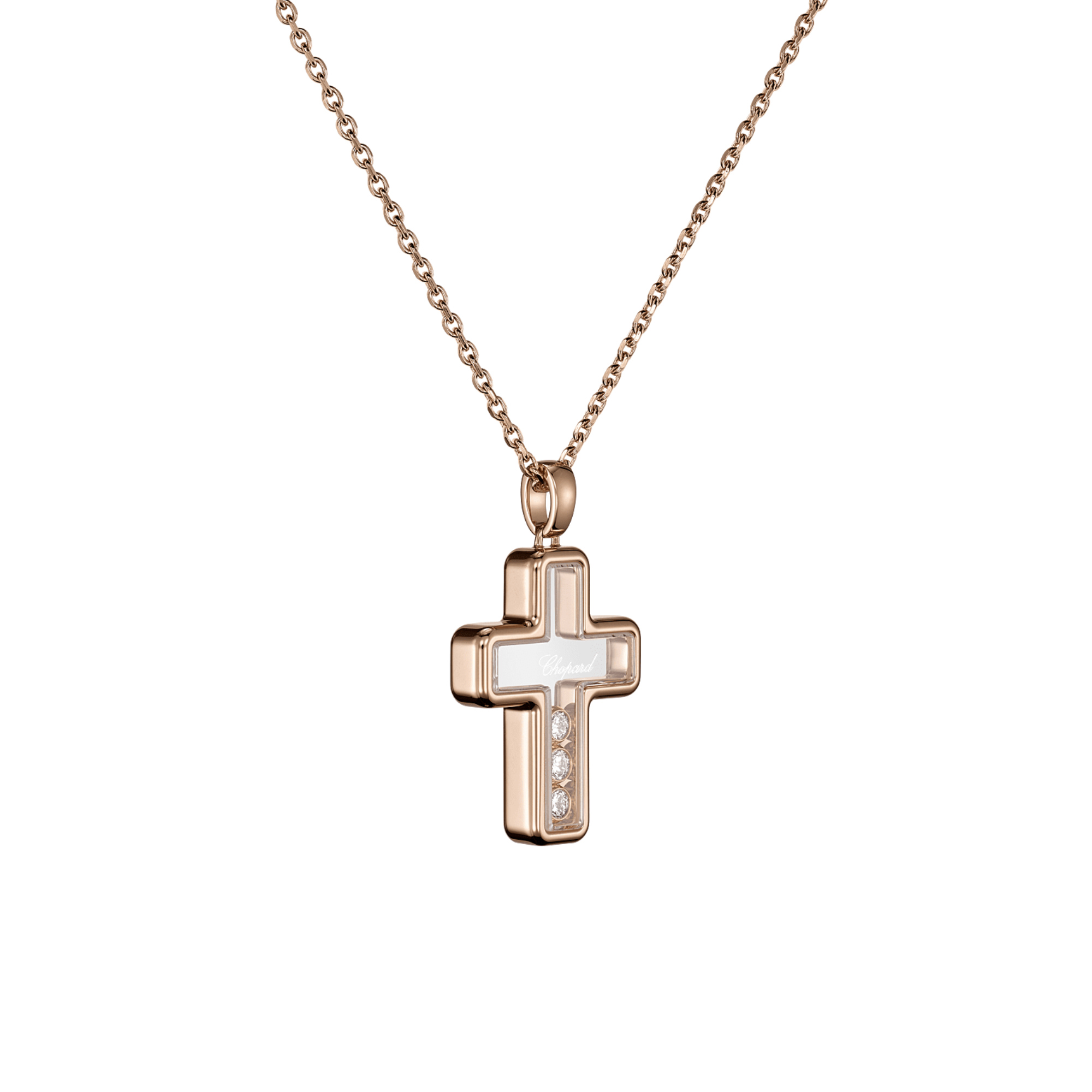 Chopard Happy Diamonds Cross Anhänger (Ref: 79A409-5001)