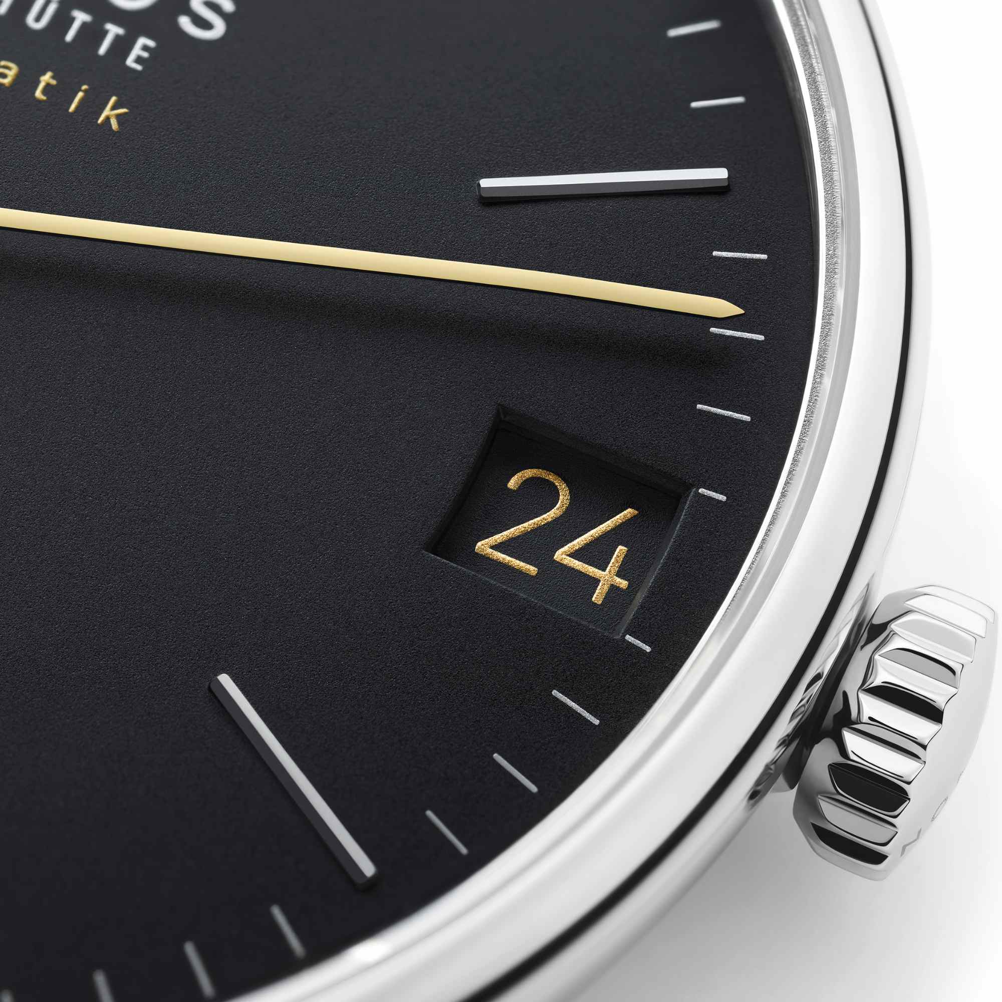 NOMOS Glashütte Orion neomatik 41 Datum new black (Ref: 366)